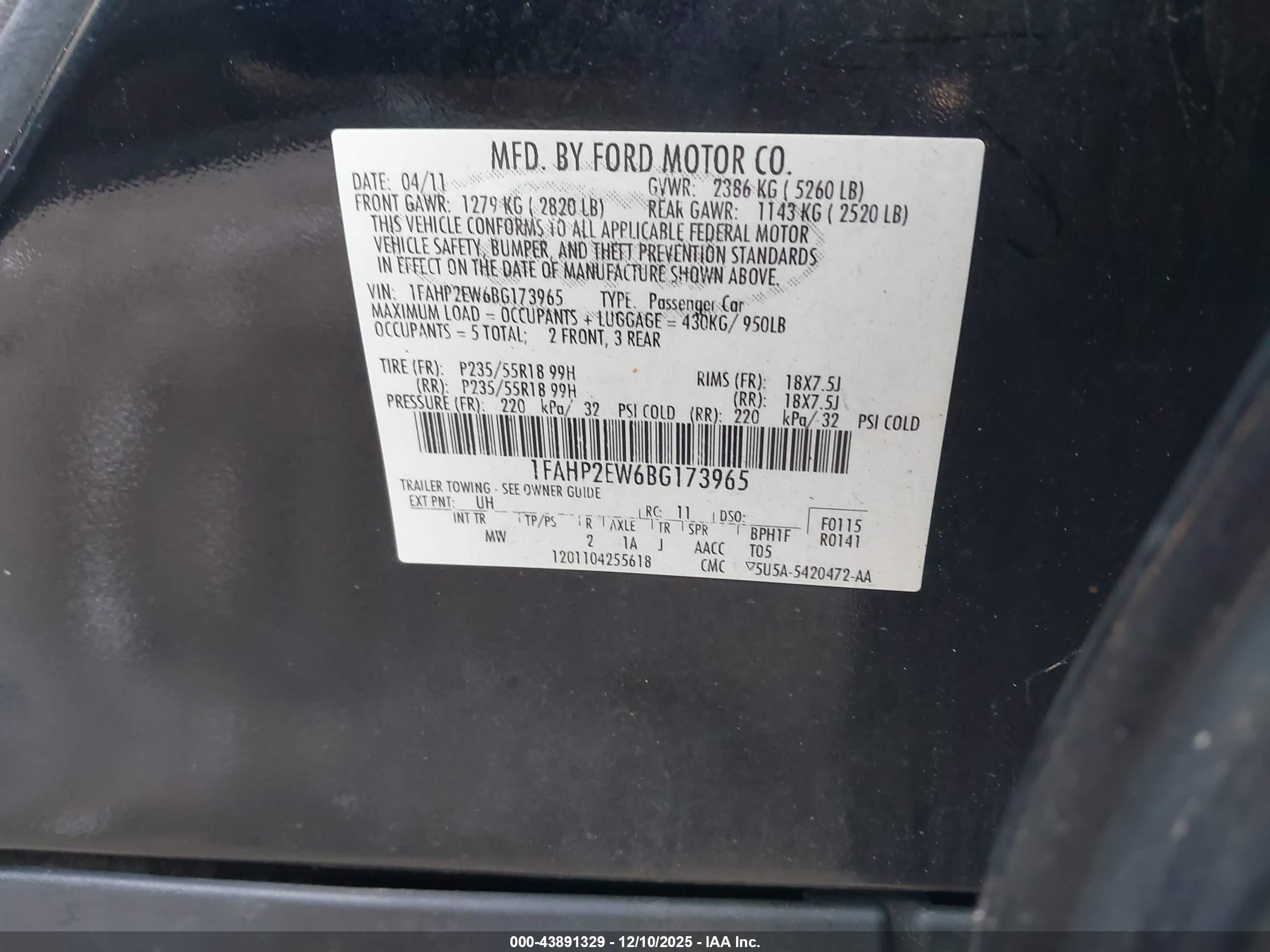 FORD TAURUS image 9