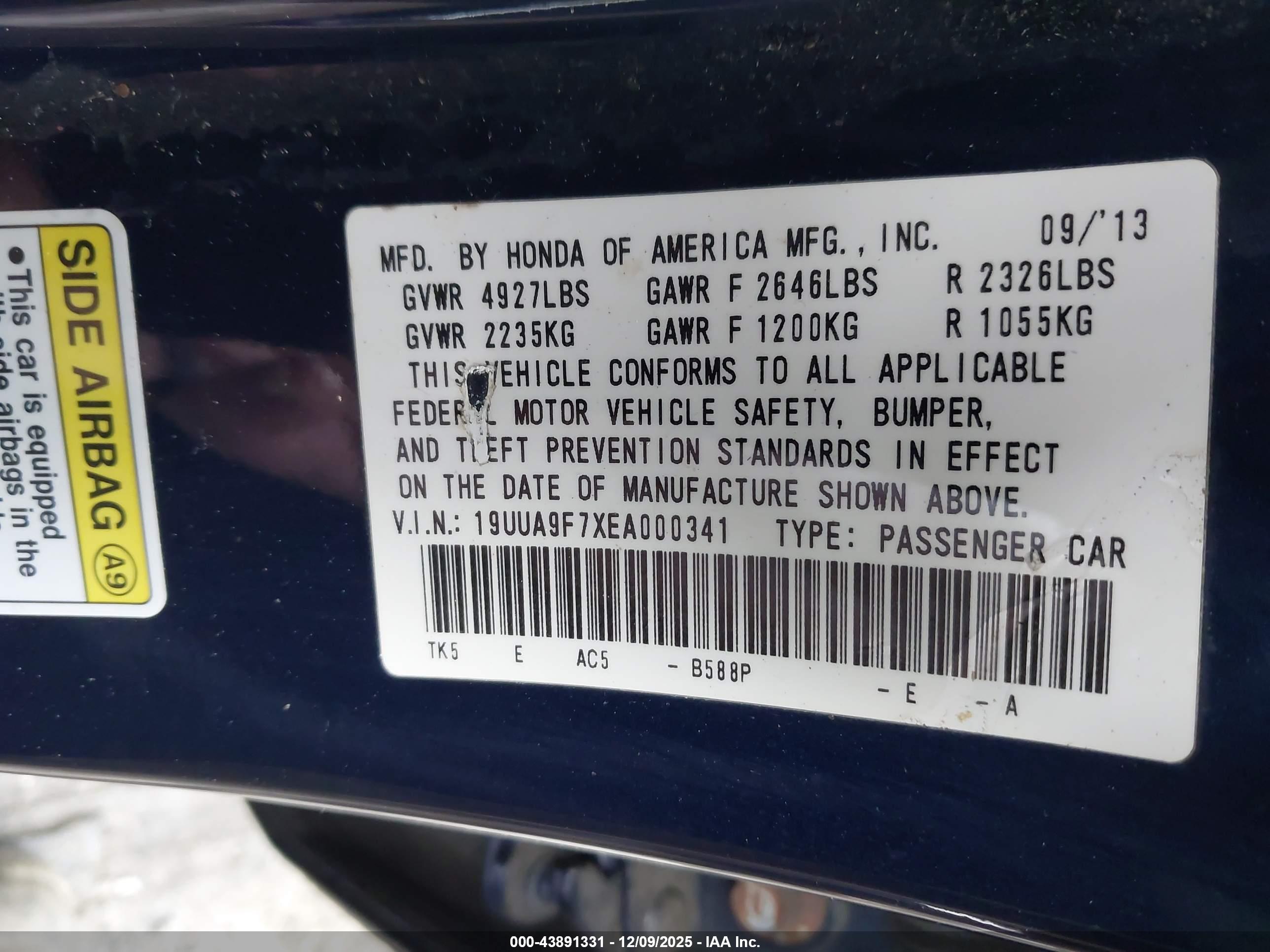 ACURA TL image 9