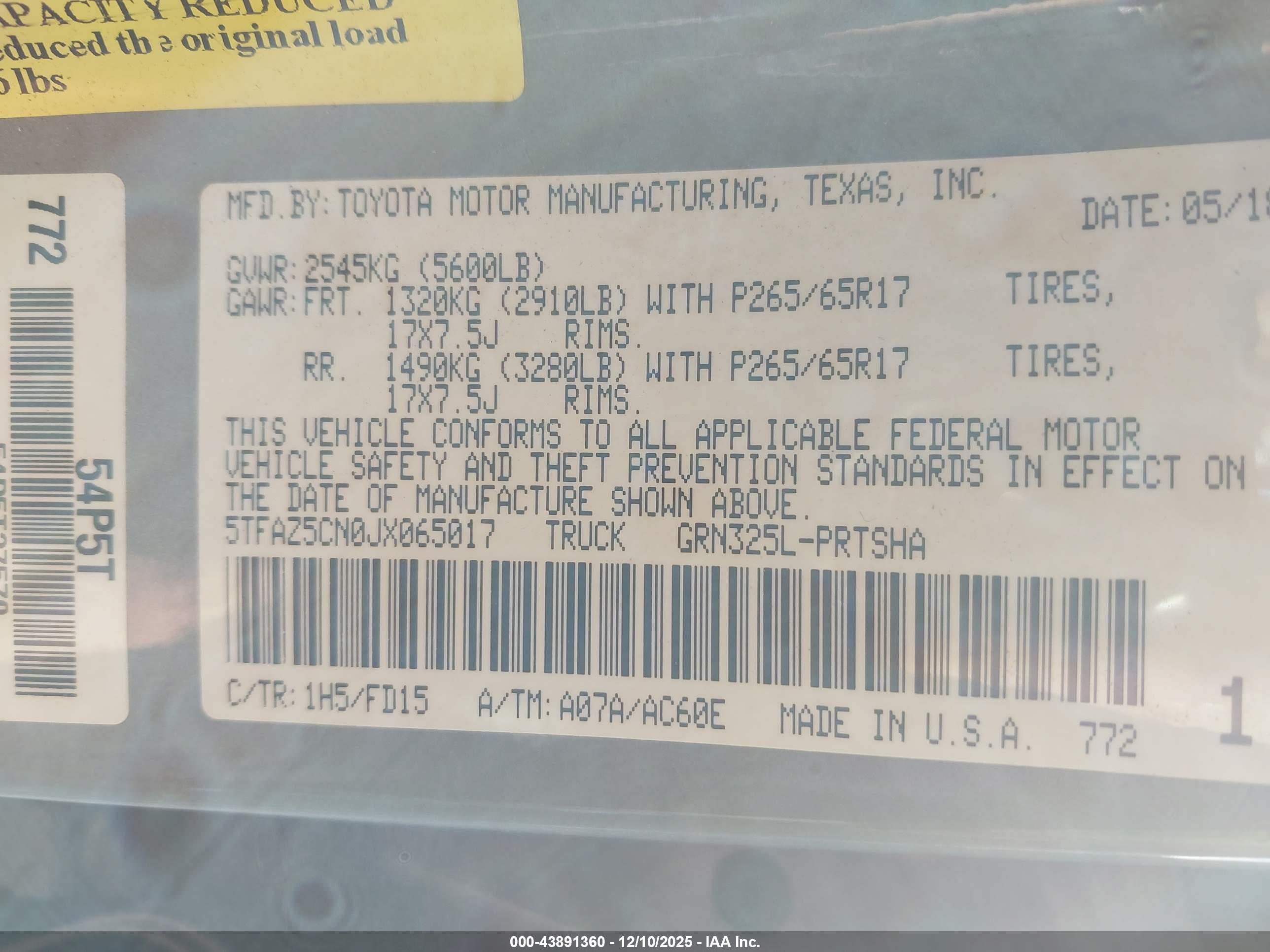 TOYOTA TACOMA image 9