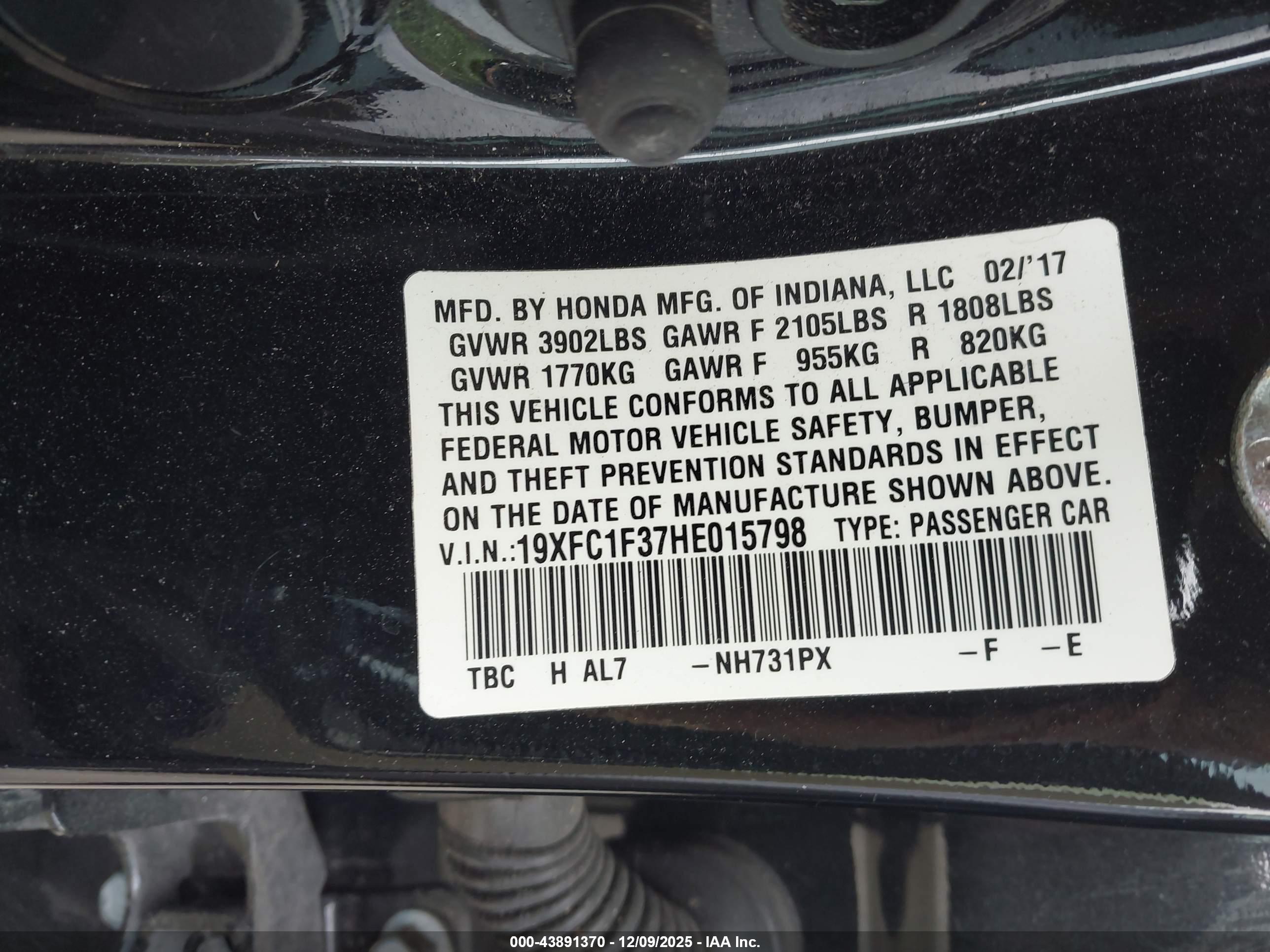 HONDA CIVIC image 9