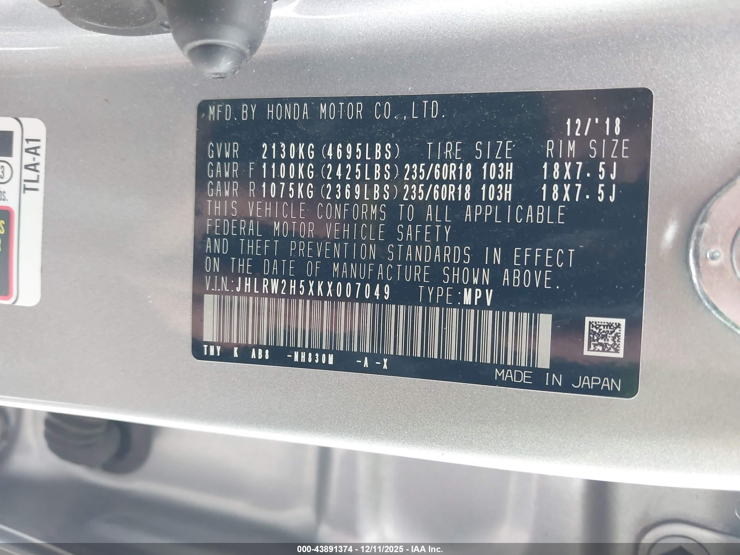 HONDA CR-V image 9