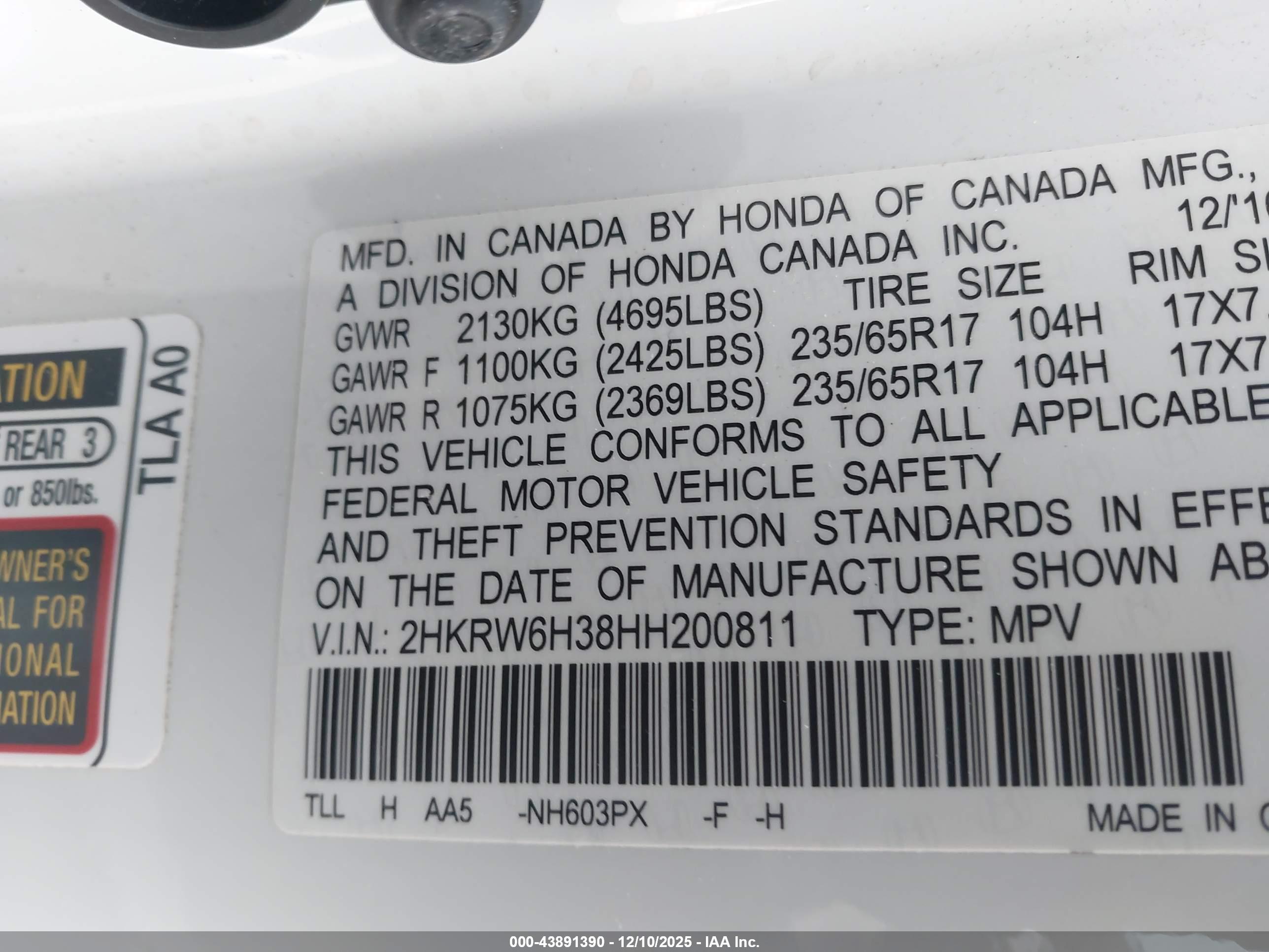 HONDA CR-V image 9