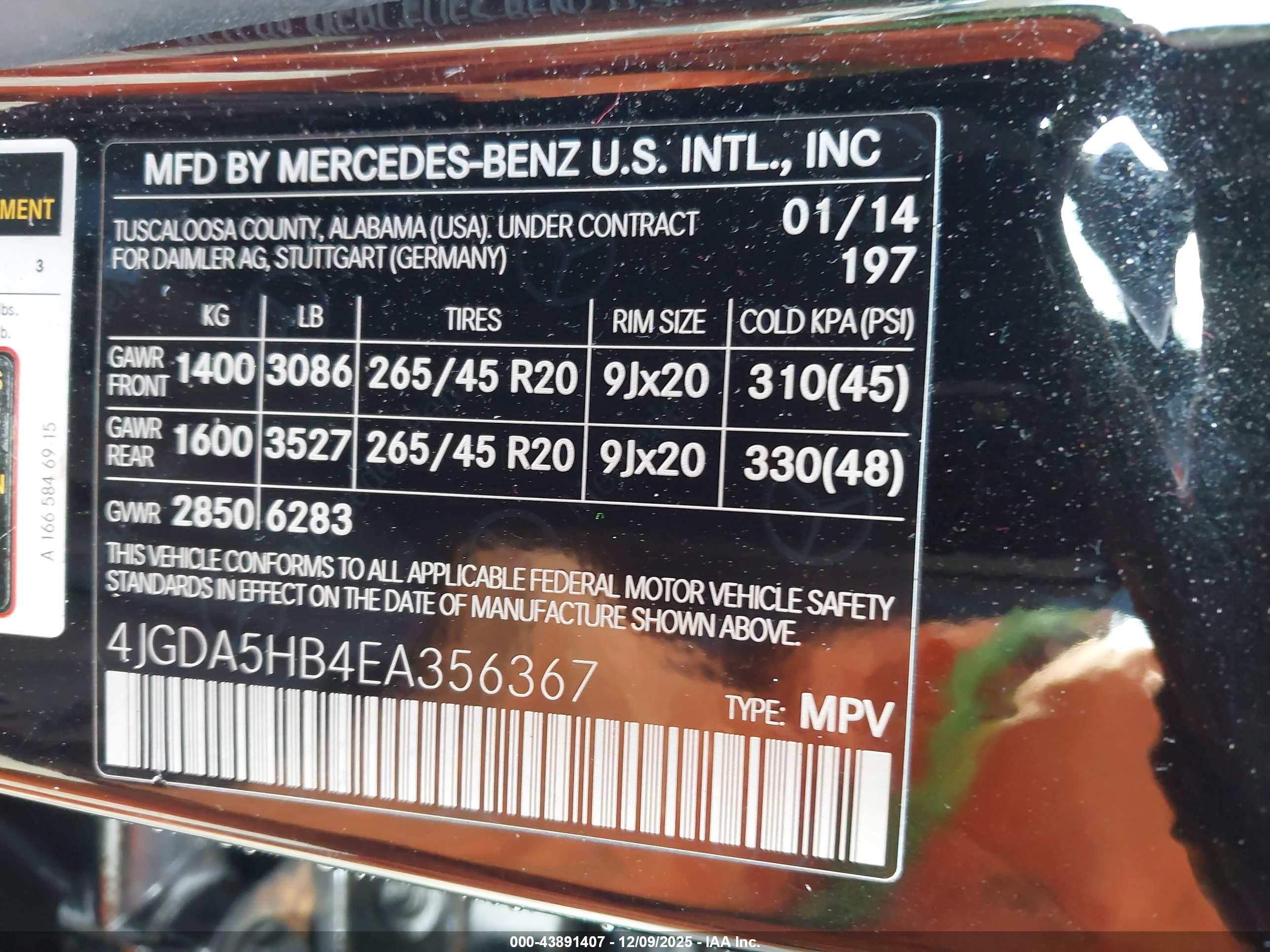 MERCEDES-BENZ ML image 9