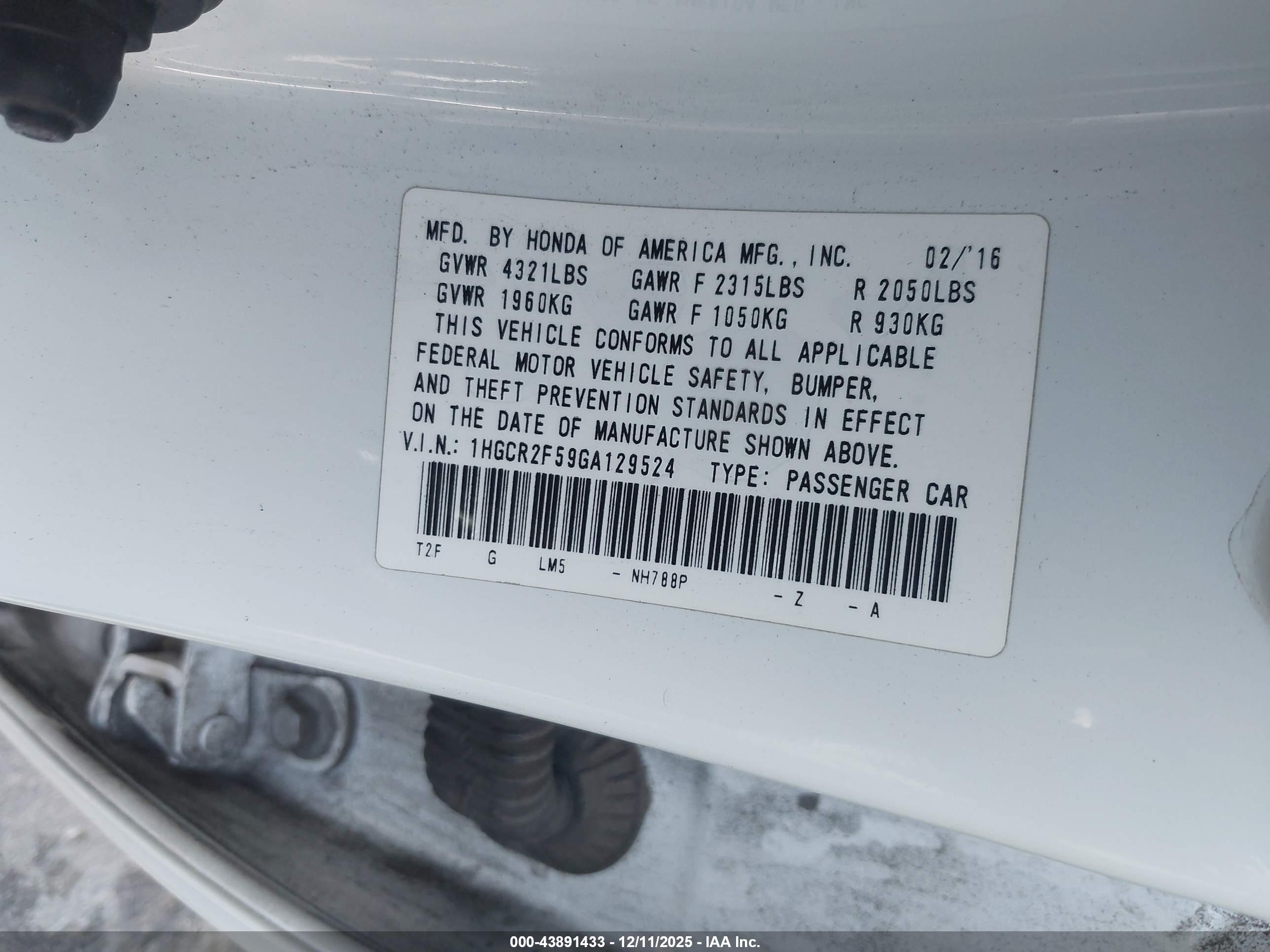 HONDA ACCORD image 9