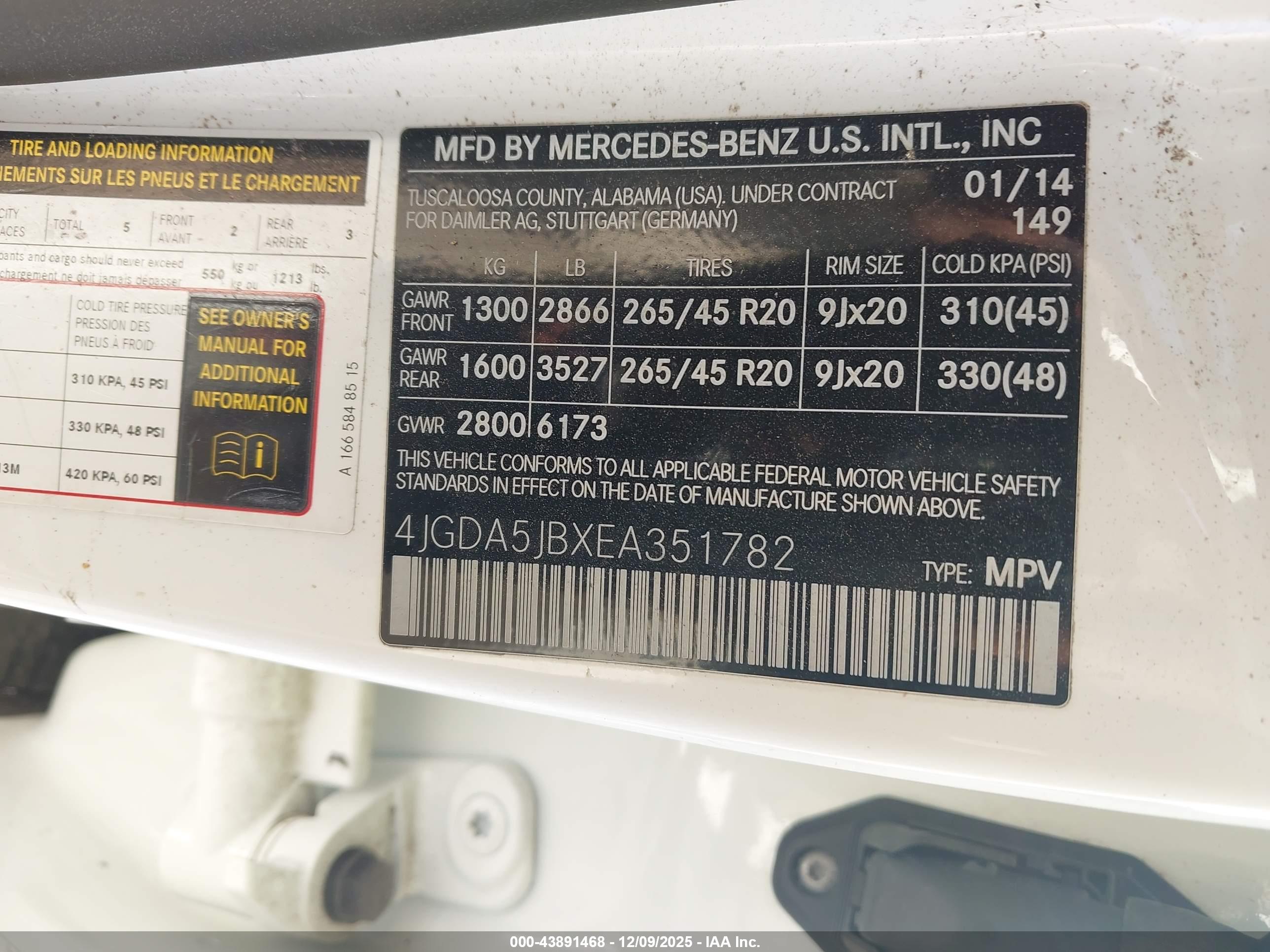 MERCEDES-BENZ ML image 9