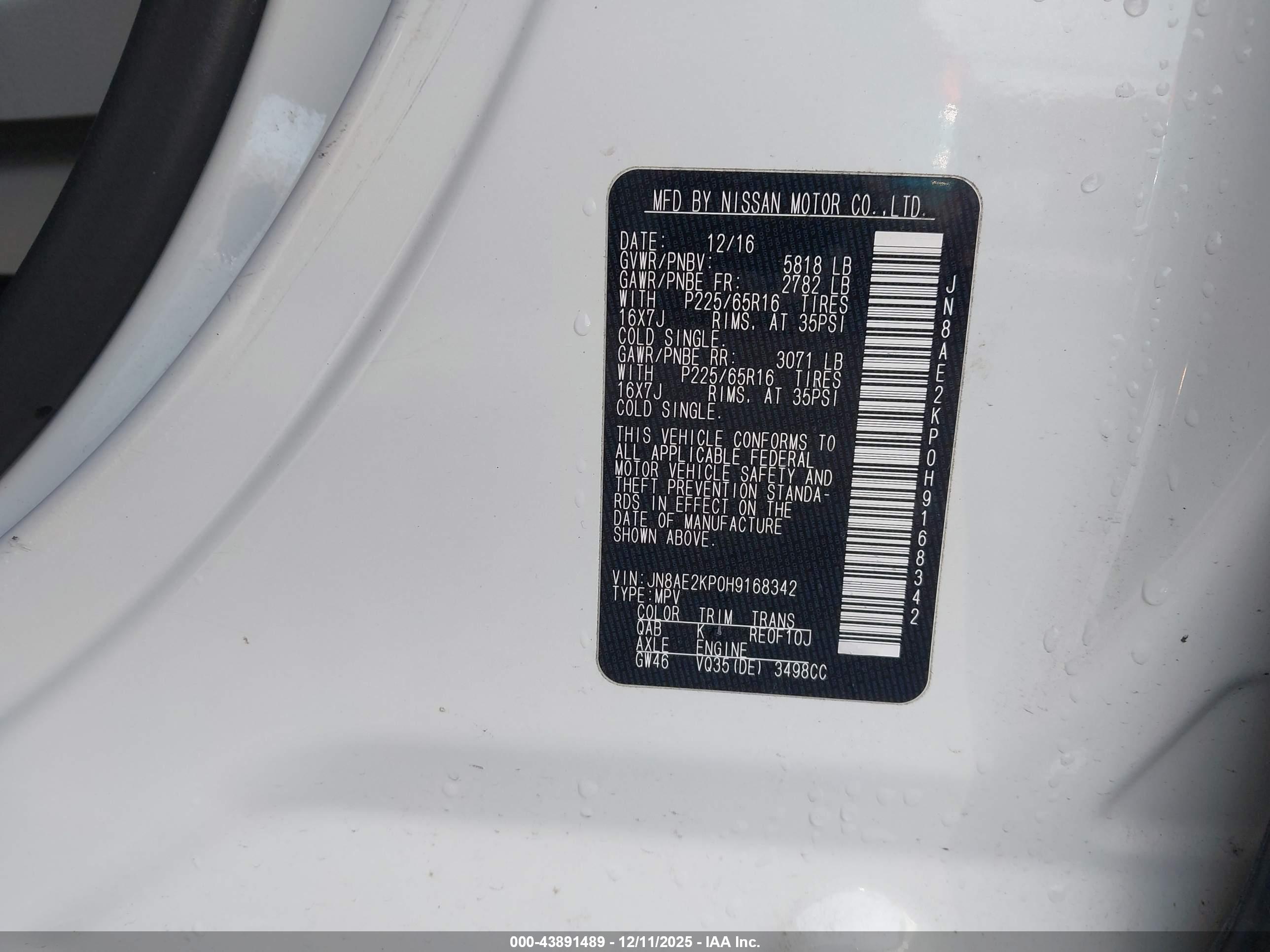 NISSAN QUEST image 9