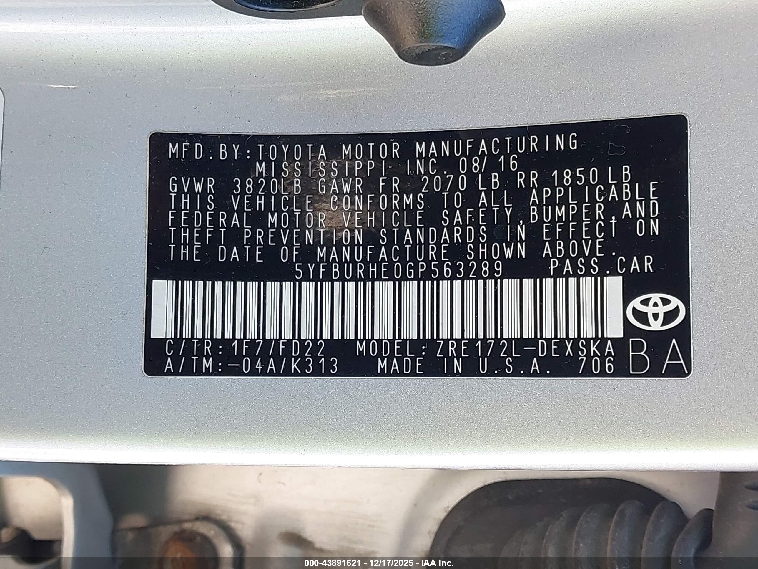 TOYOTA COROLLA image 9