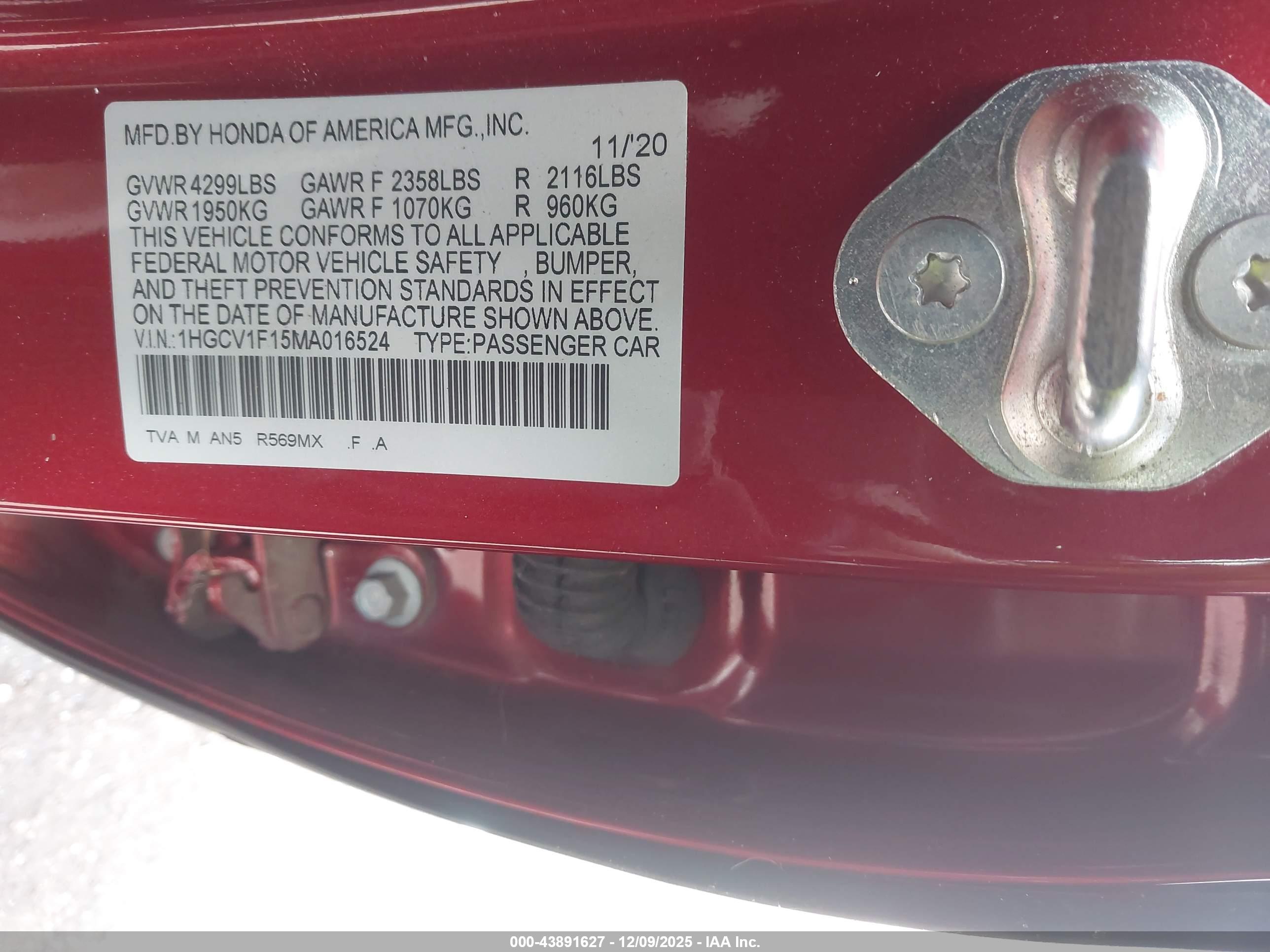 HONDA ACCORD image 9