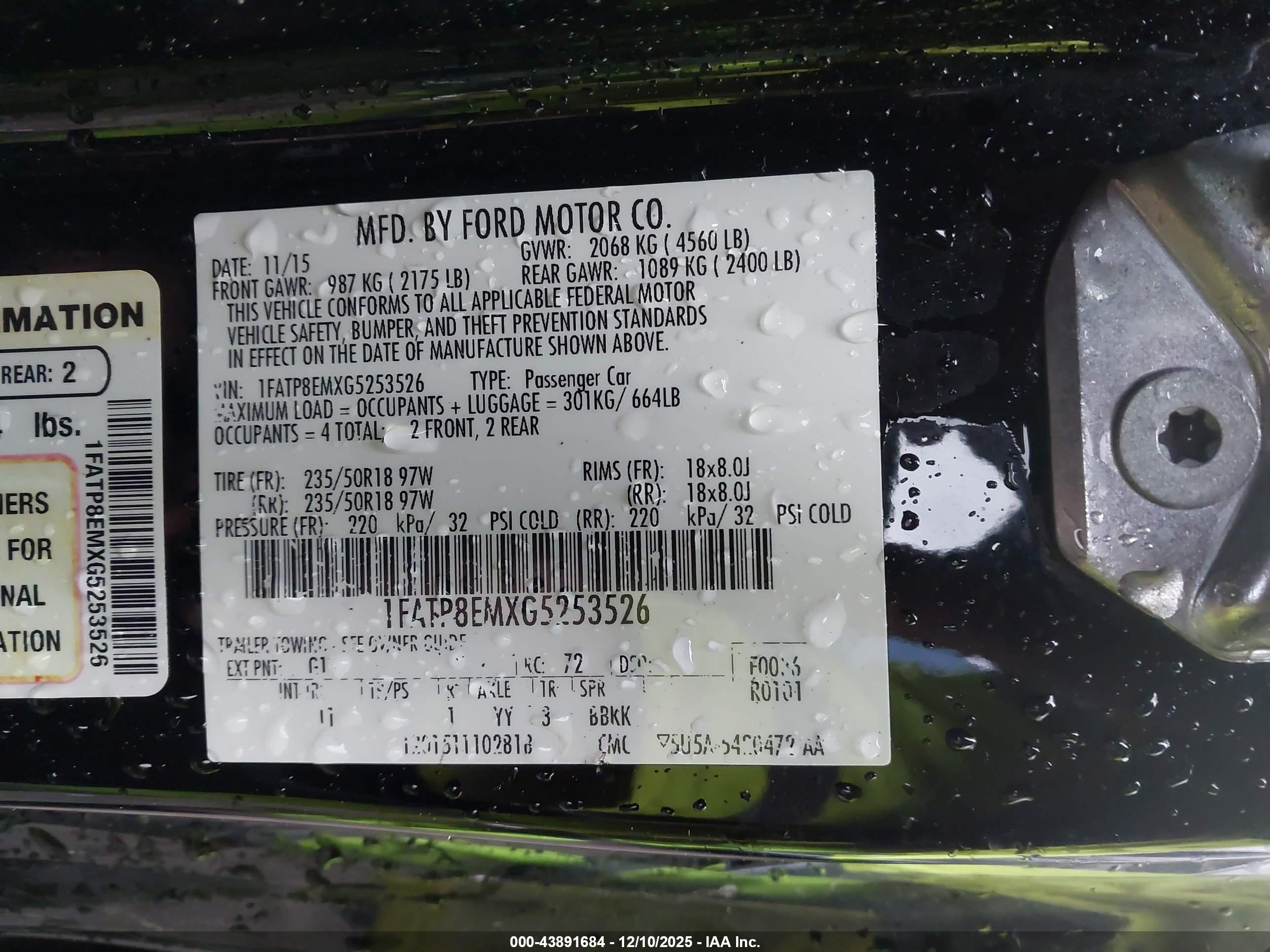 FORD MUSTANG image 9