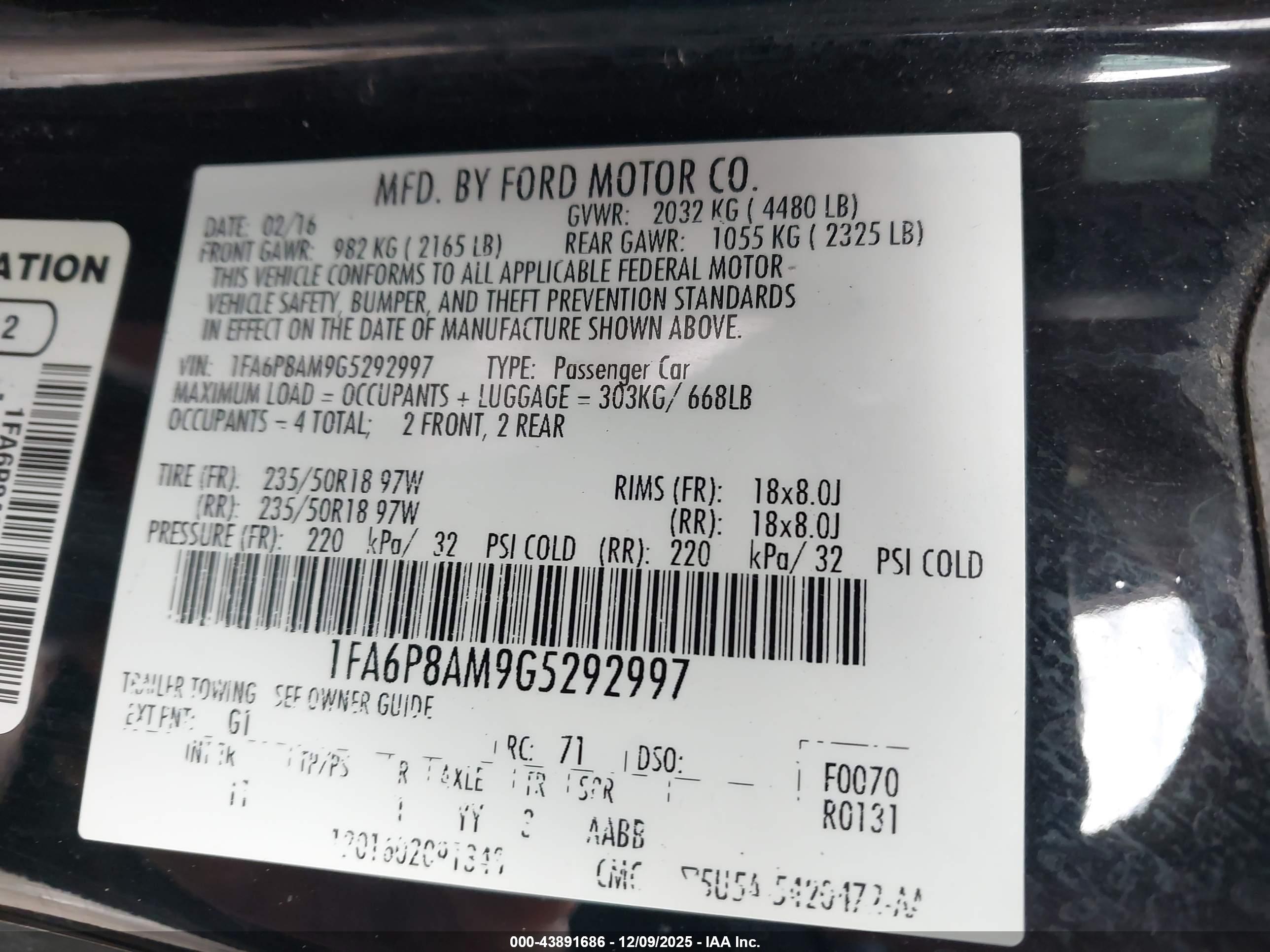 FORD MUSTANG image 9