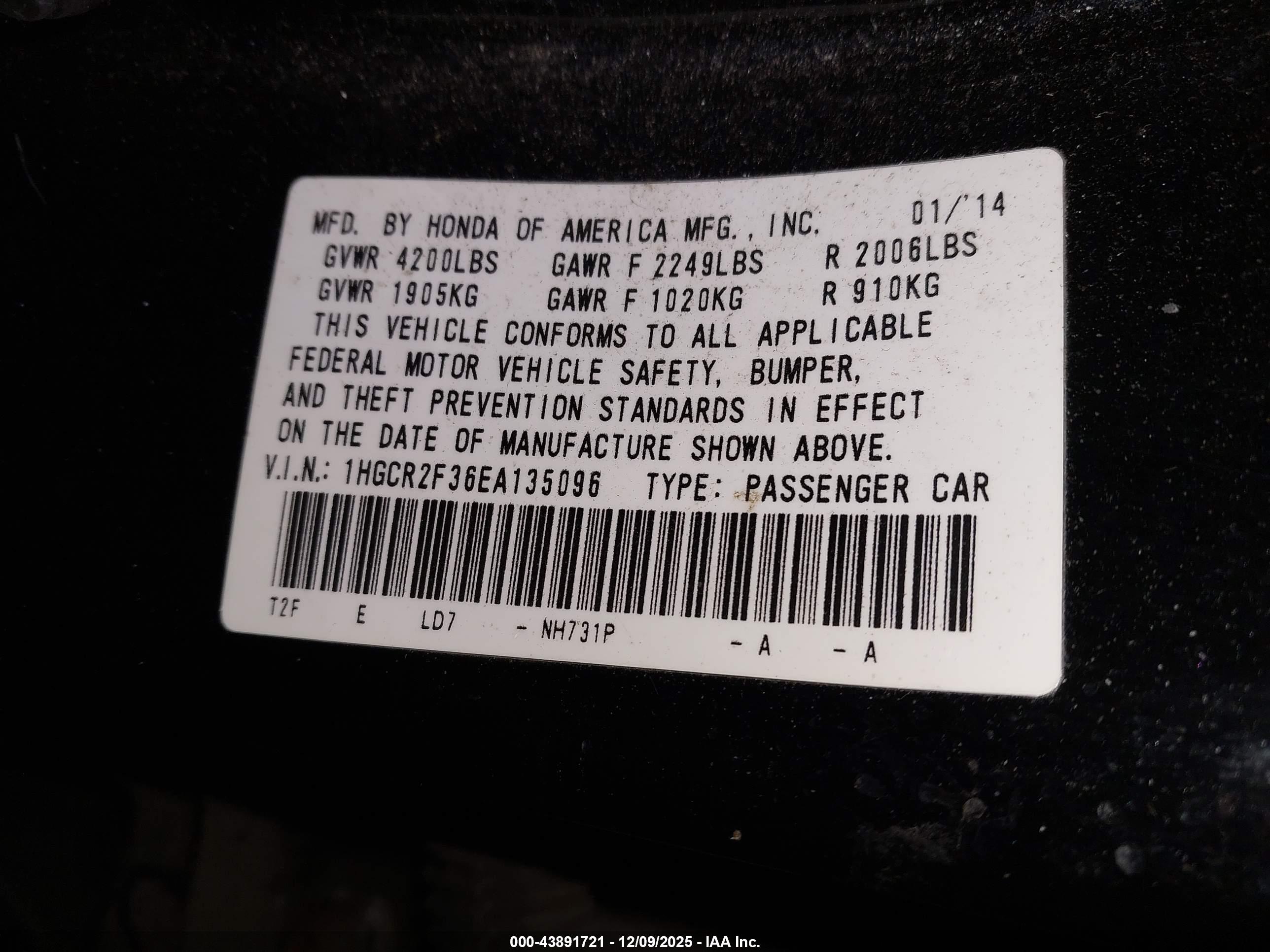 HONDA ACCORD image 9