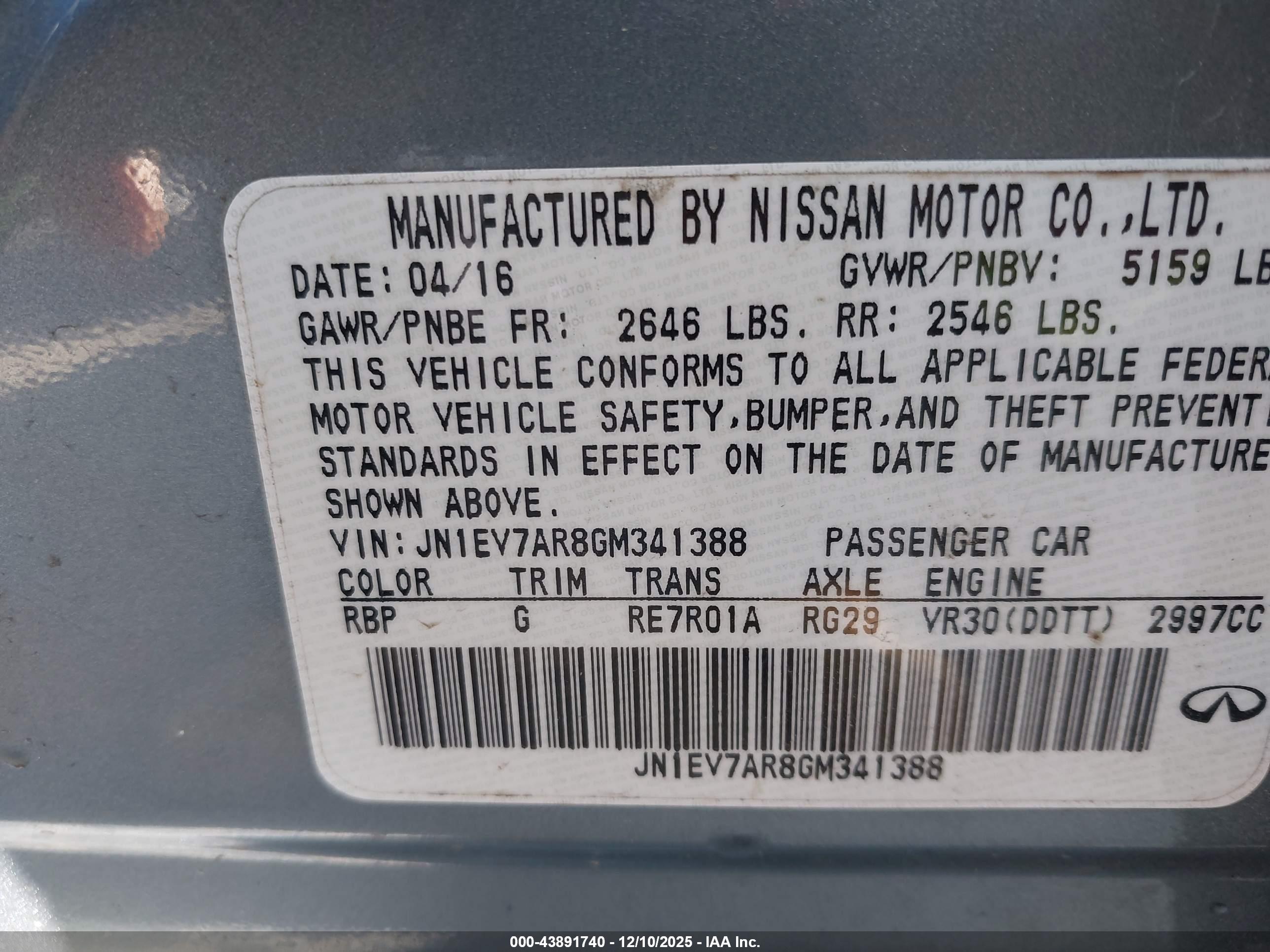 INFINITI Q50 image 9
