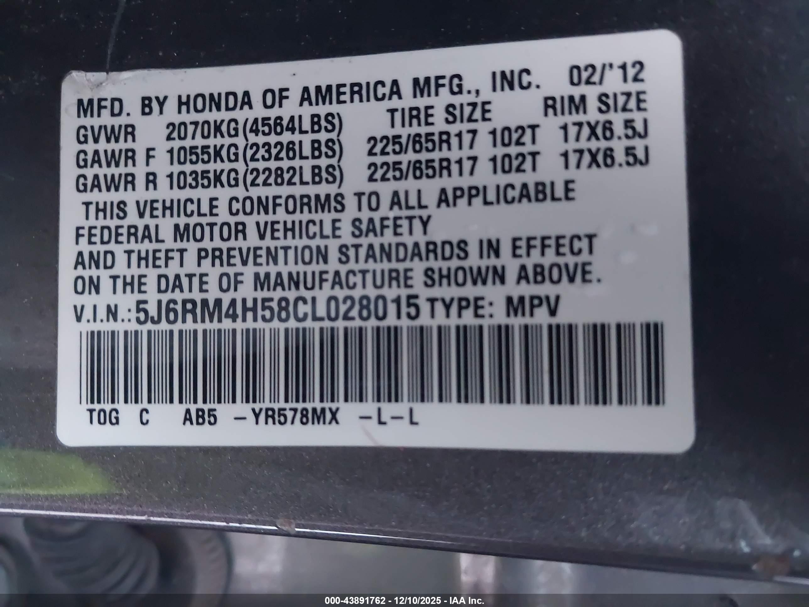 HONDA CR-V image 9