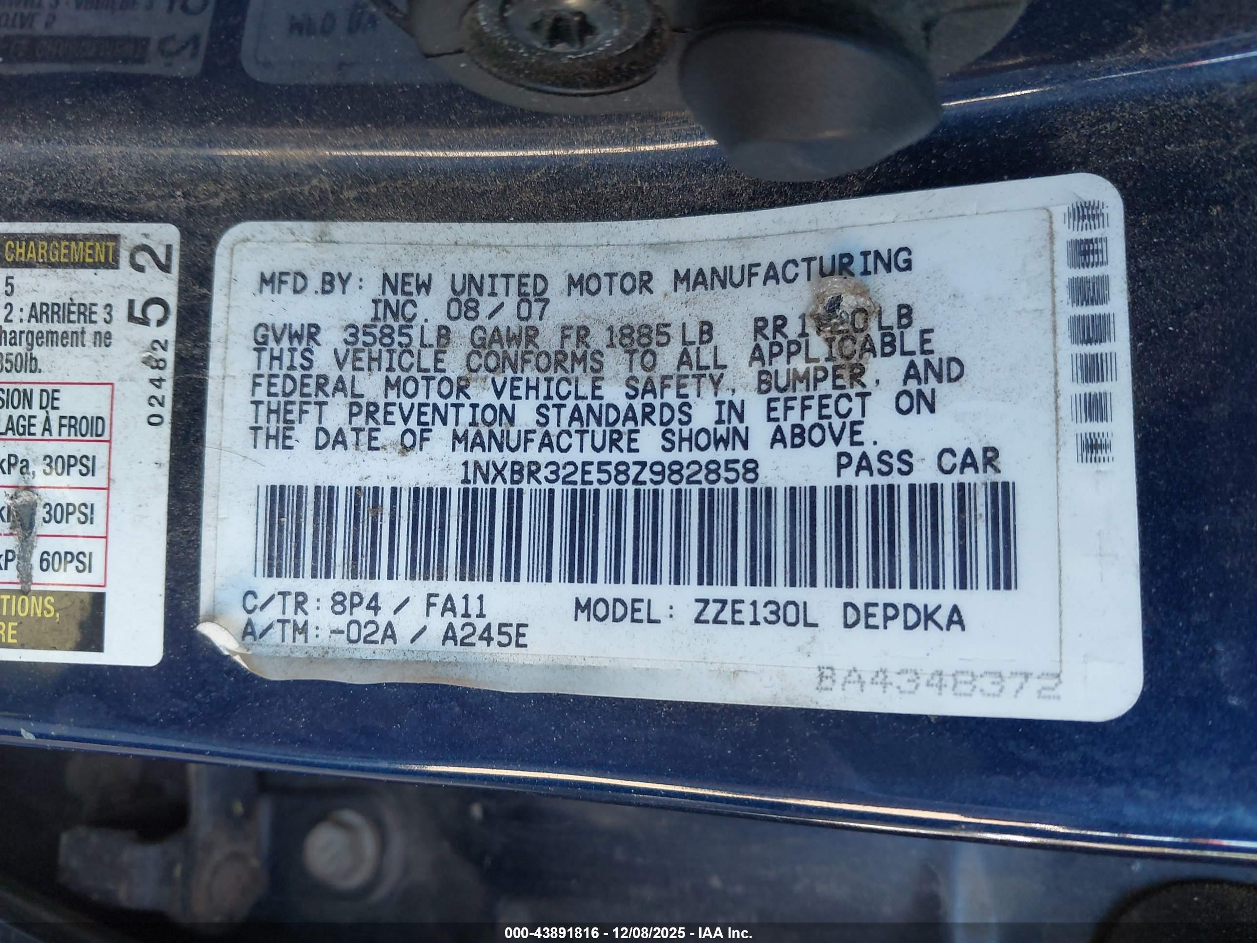 TOYOTA COROLLA image 9