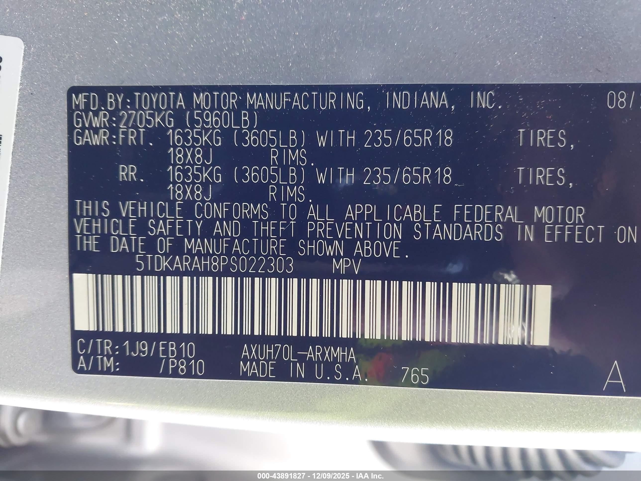 TOYOTA HIGHLANDER image 9