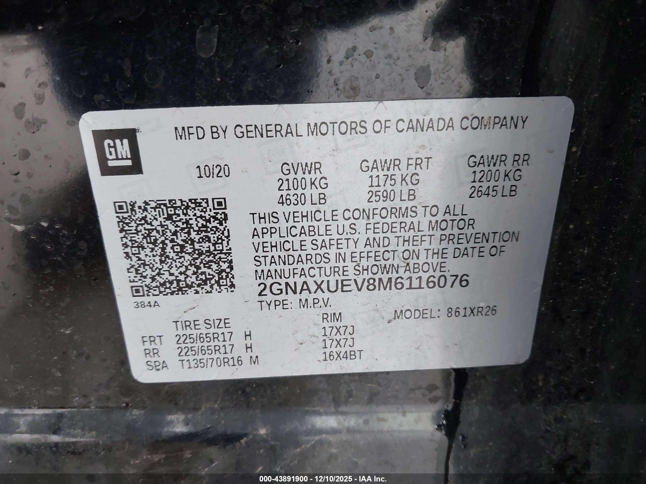 CHEVROLET EQUINOX image 9