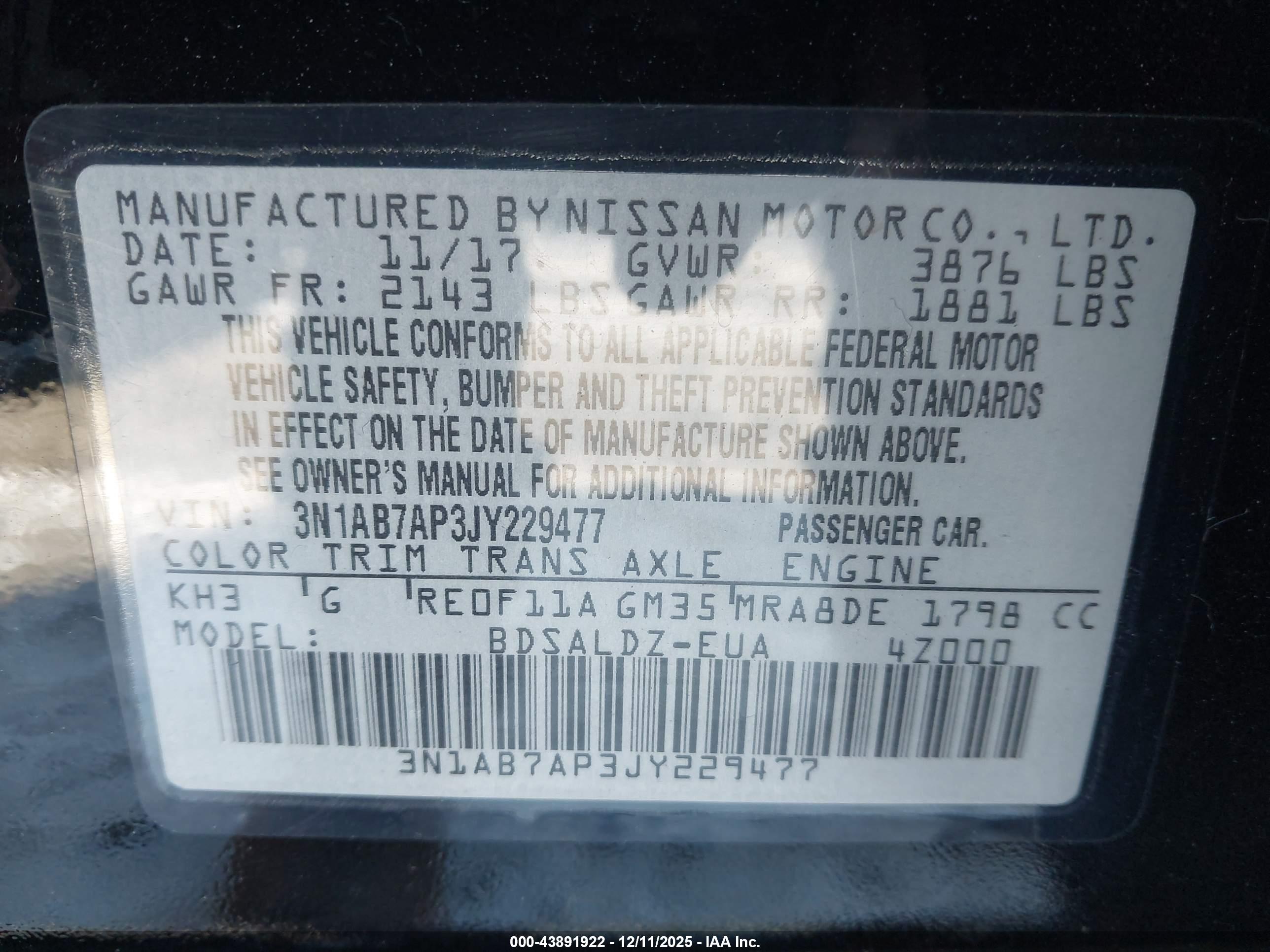 NISSAN SENTRA image 9