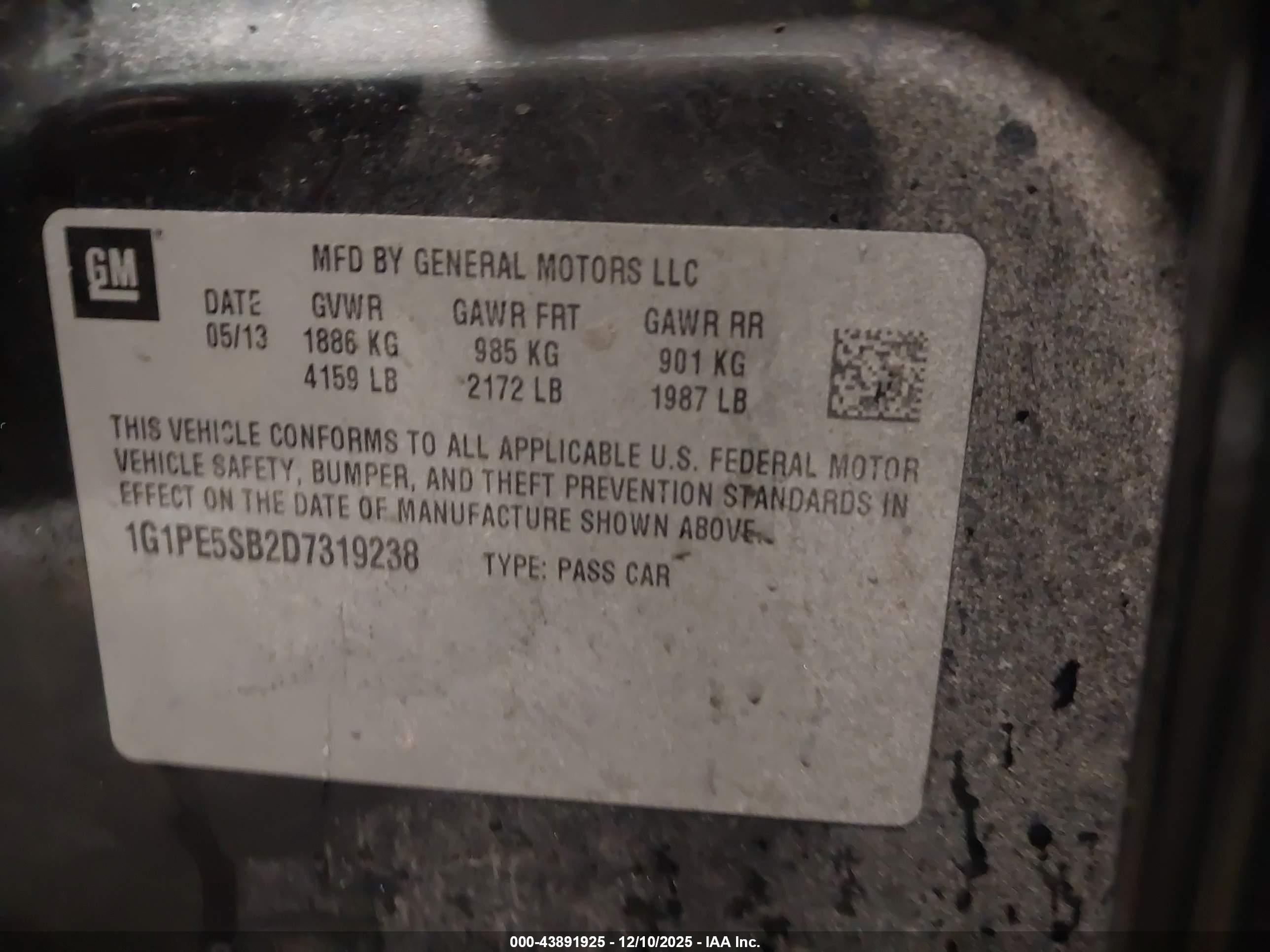 CHEVROLET CRUZE image 9