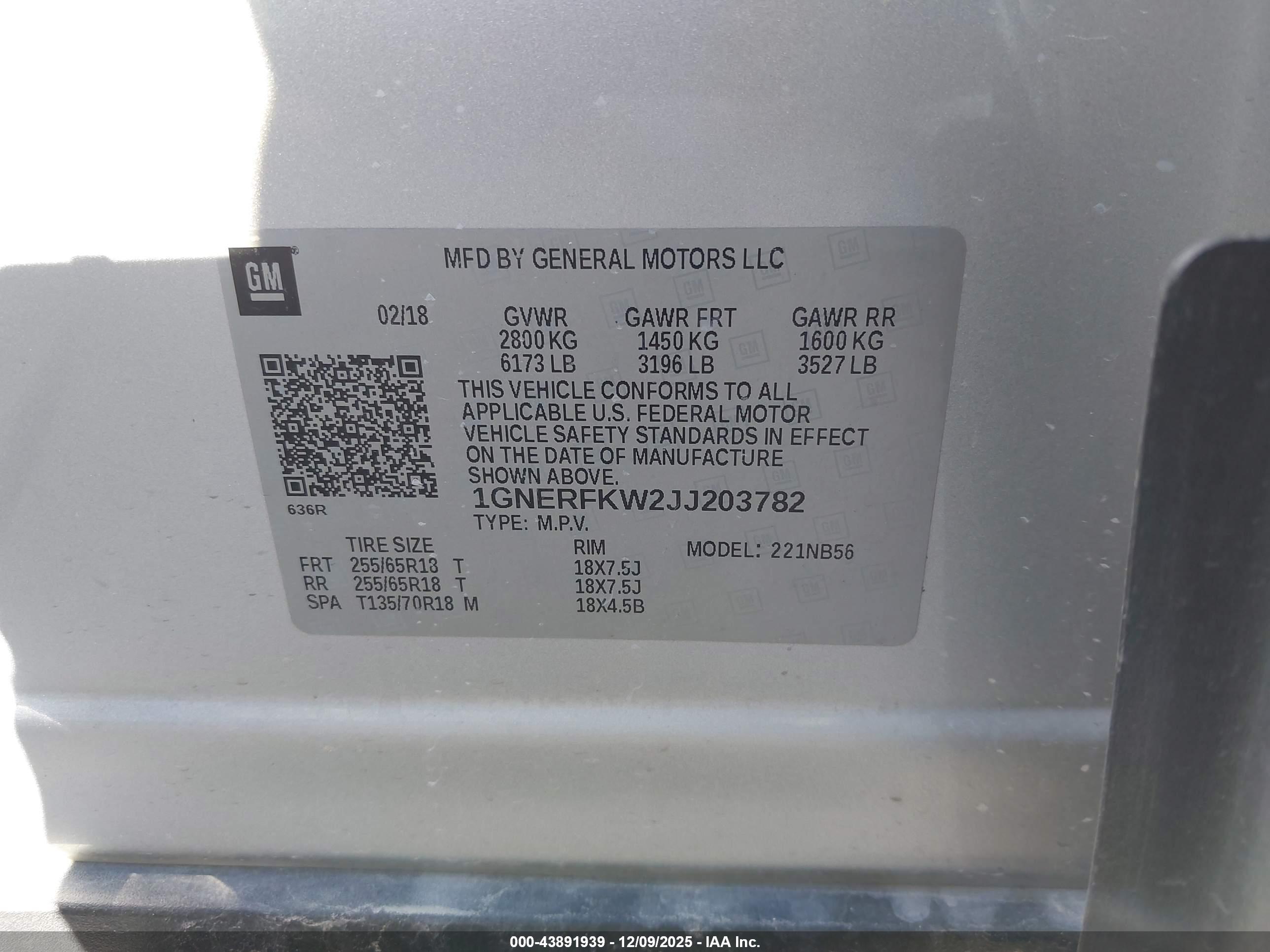 CHEVROLET TRAVERSE image 9