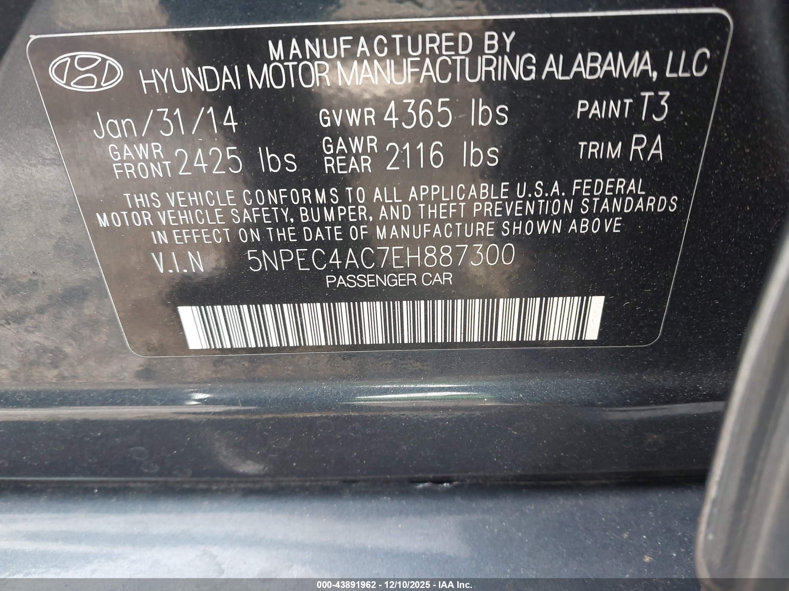 HYUNDAI SONATA image 9