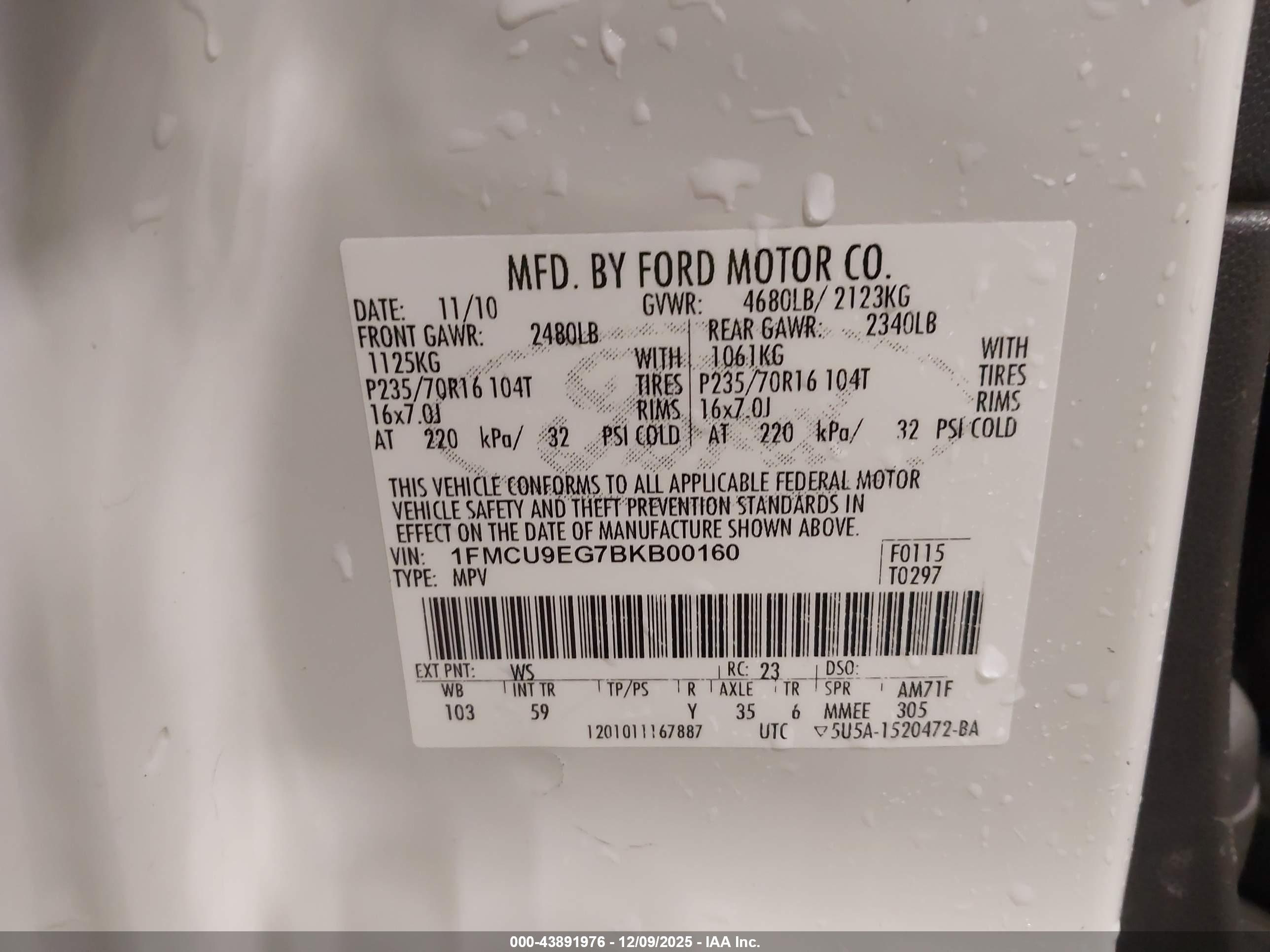 FORD ESCAPE image 9
