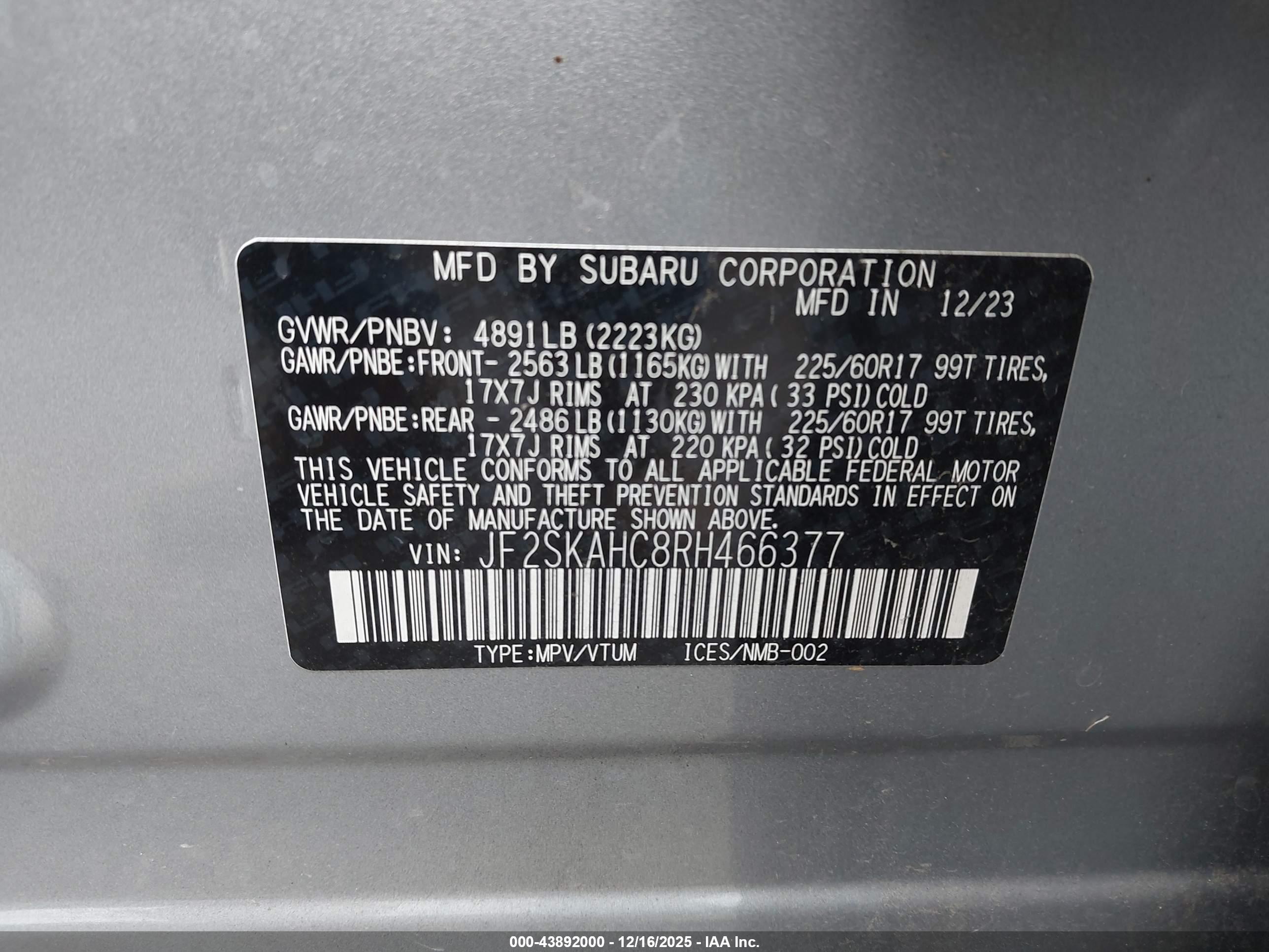 SUBARU FORESTER image 9