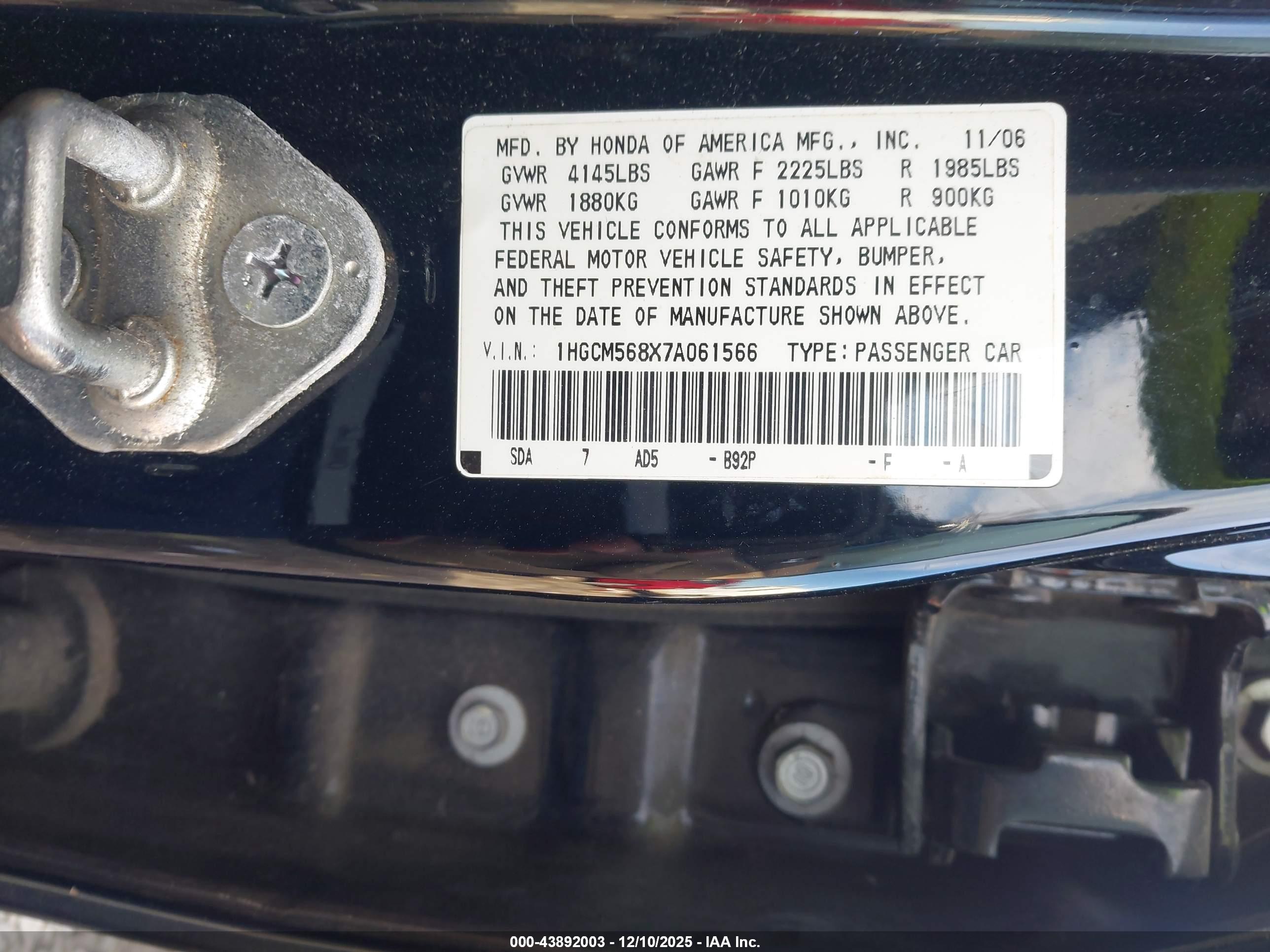 HONDA ACCORD image 9