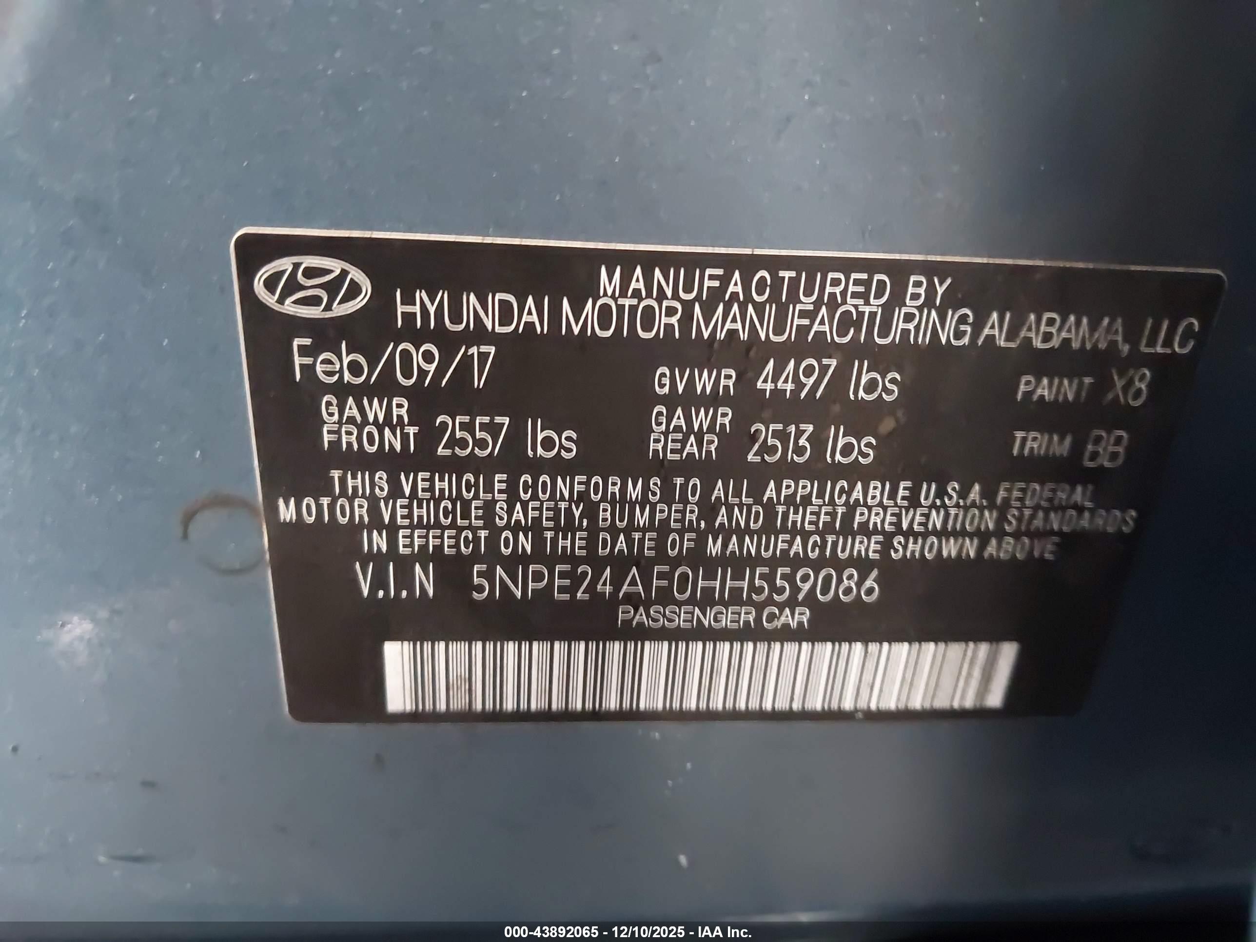 HYUNDAI SONATA image 9