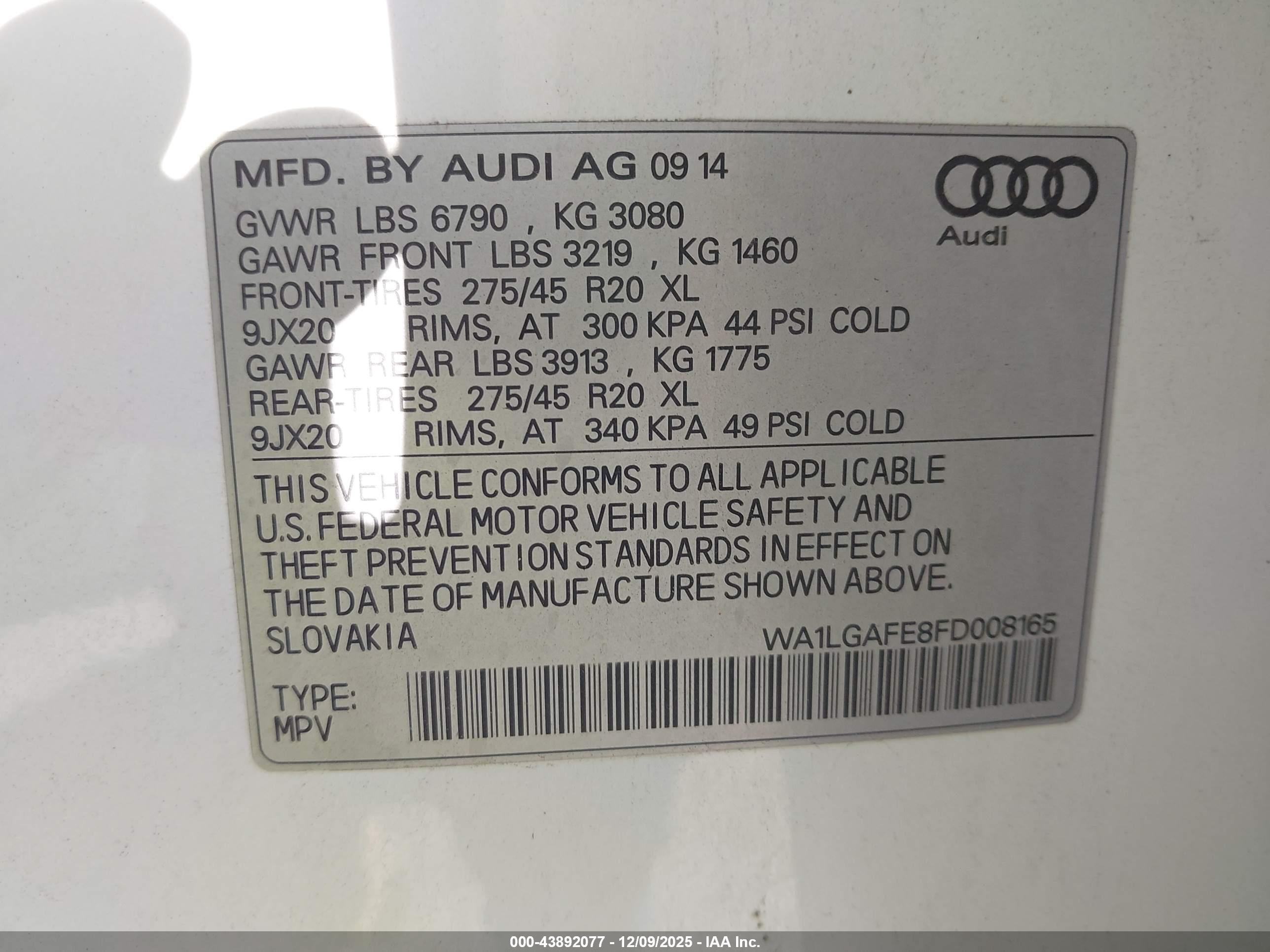 AUDI Q7 image 9