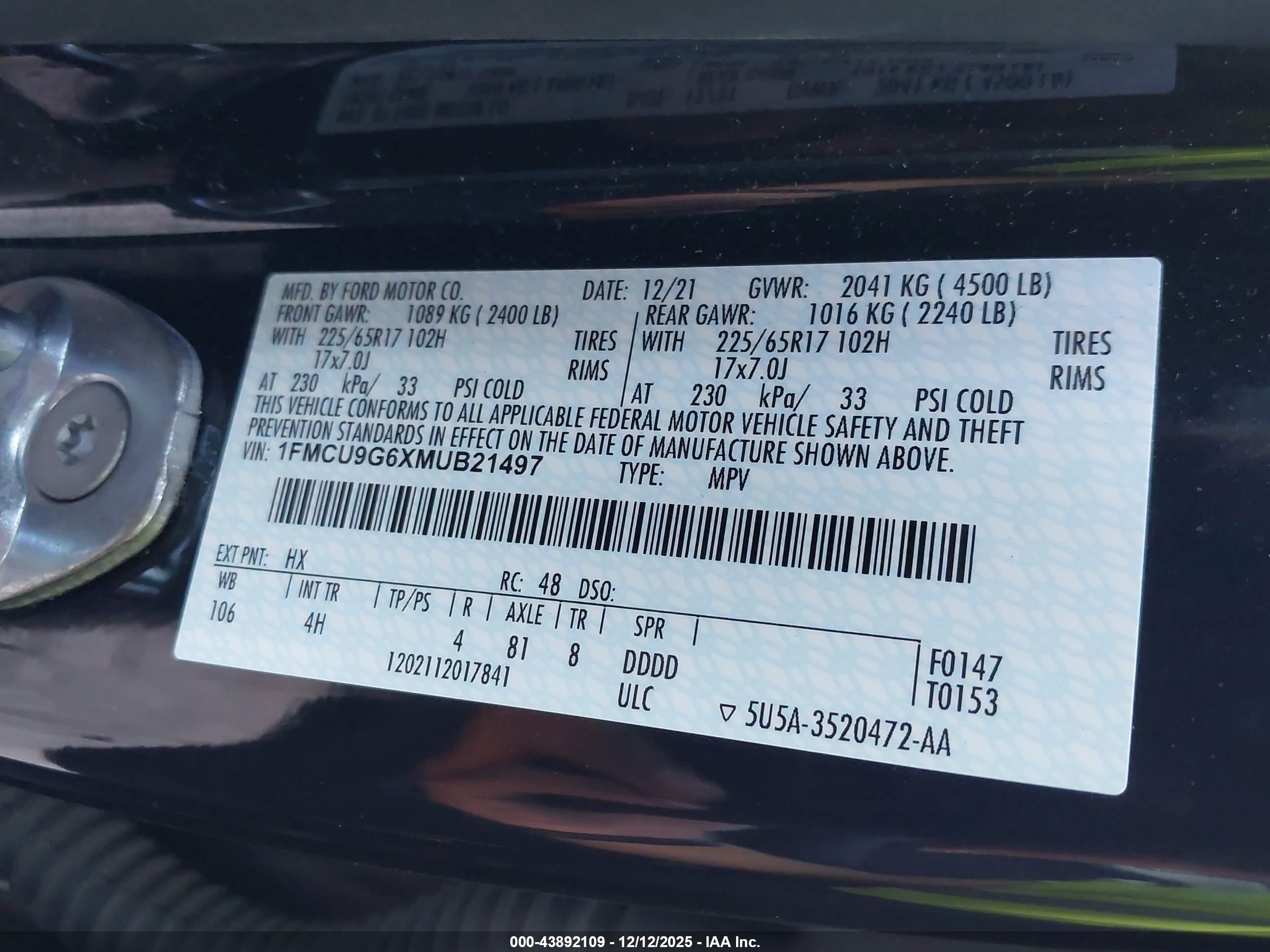 FORD ESCAPE image 9