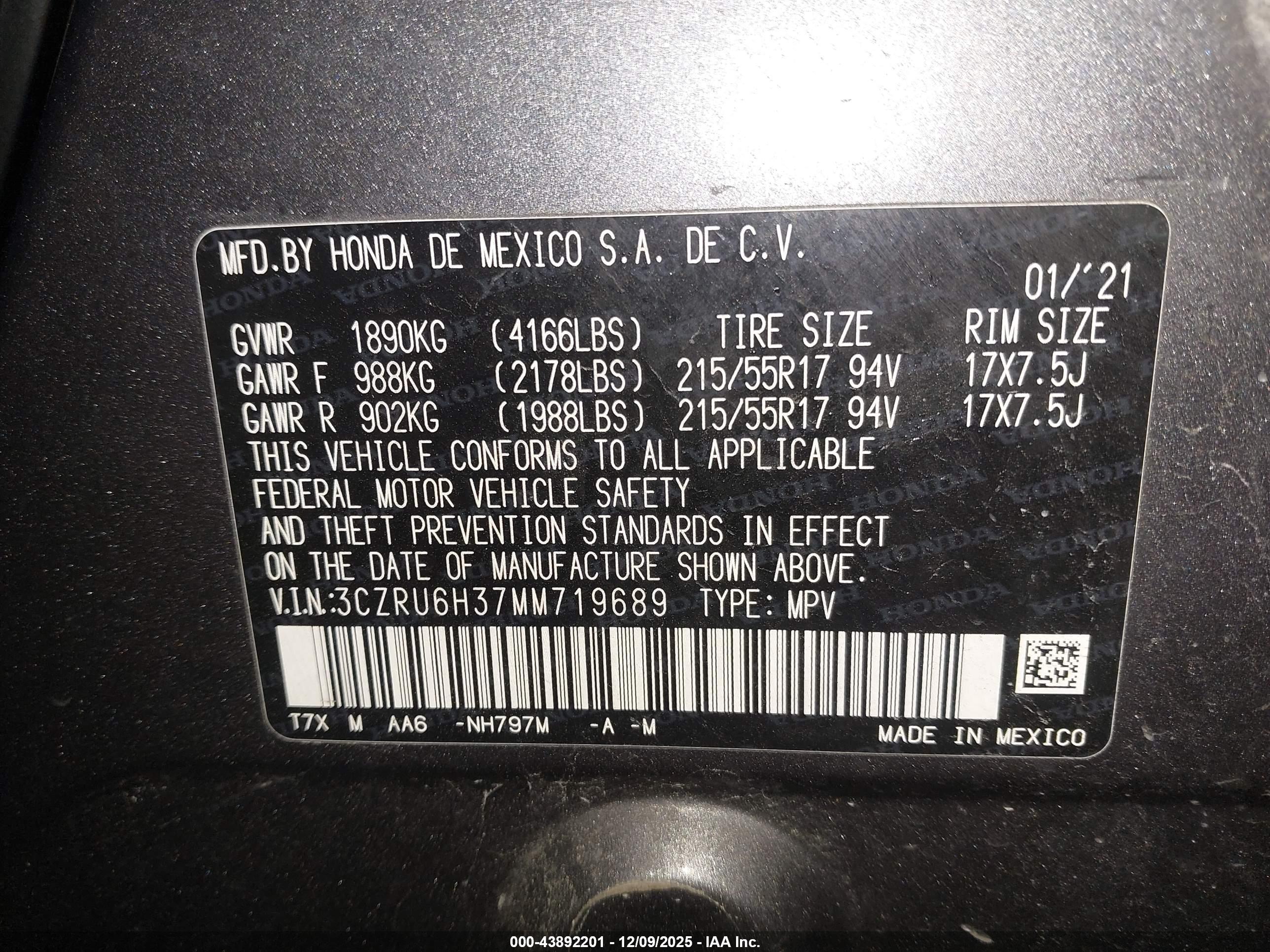 HONDA HR-V image 9