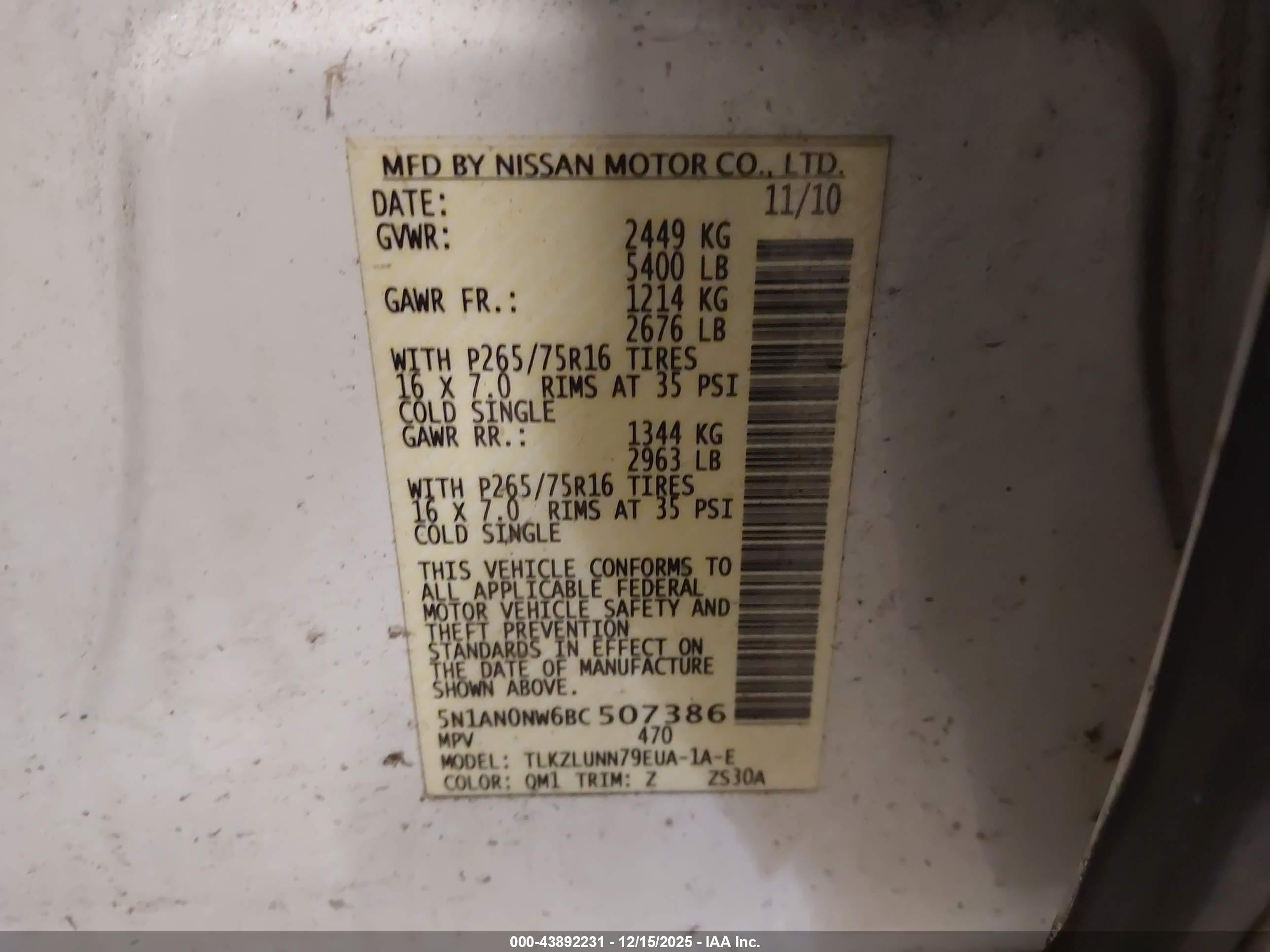 NISSAN XTERRA image 9