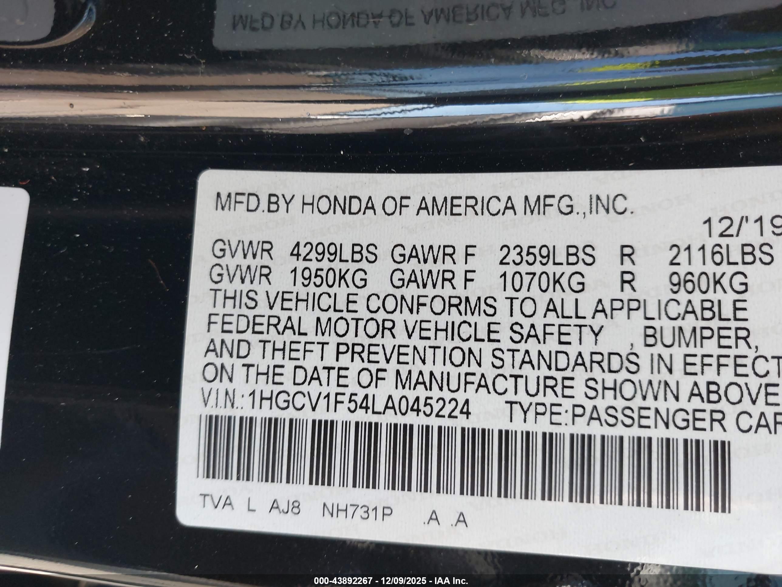 HONDA ACCORD image 9