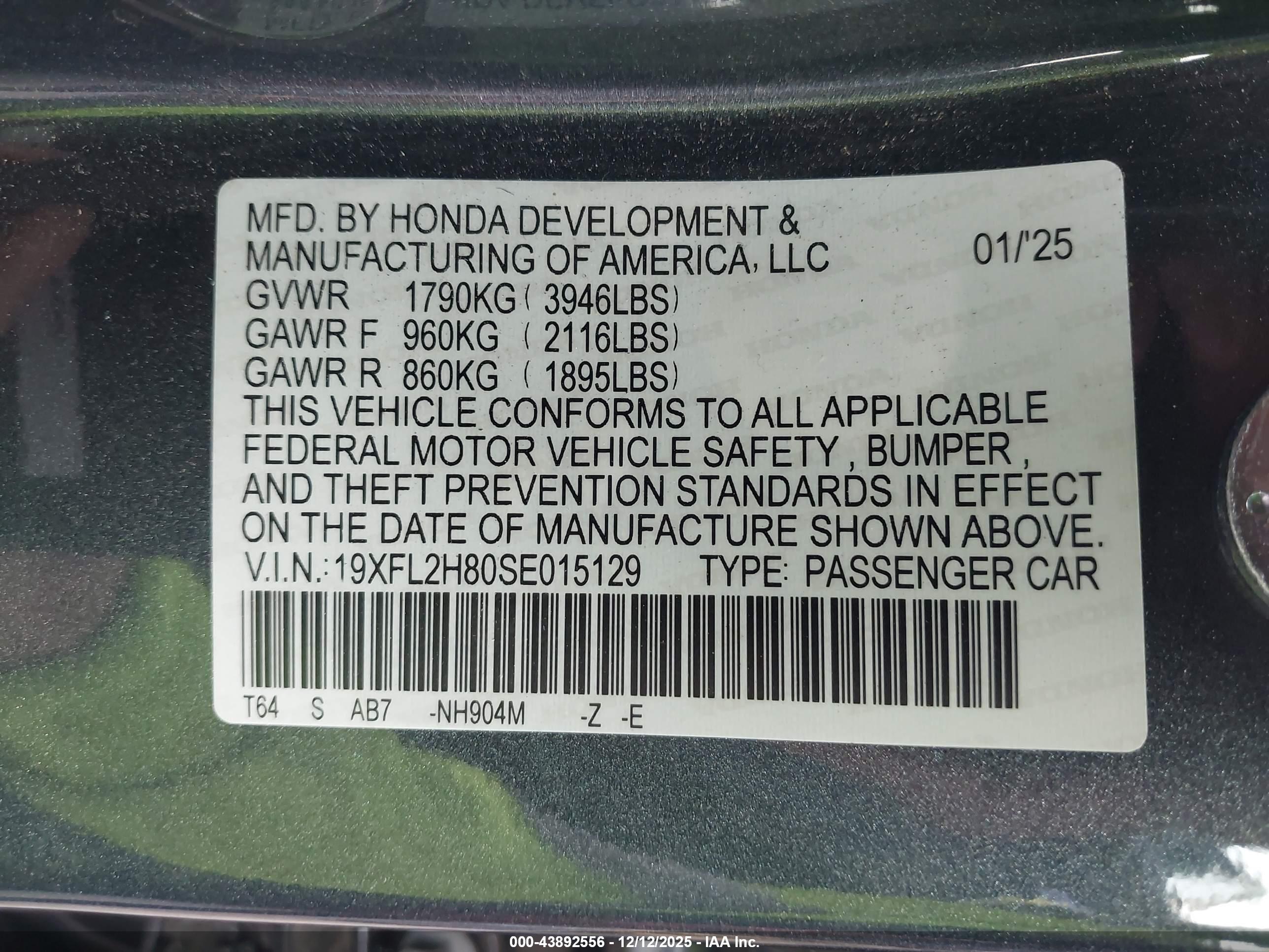 HONDA CIVIC image 9