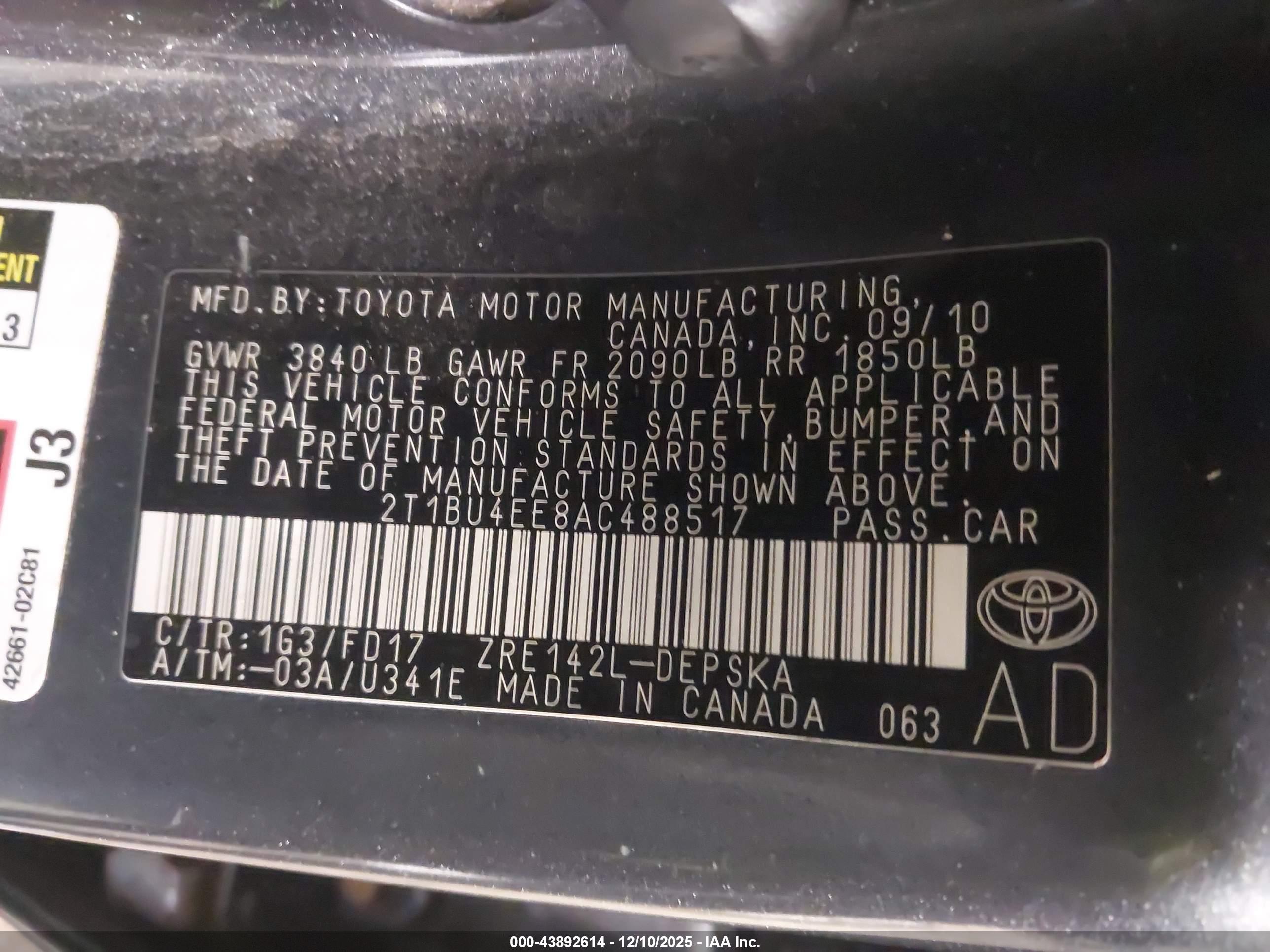 TOYOTA COROLLA image 9