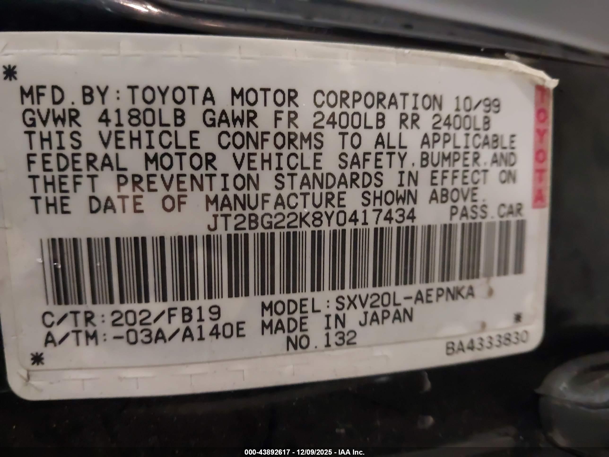 TOYOTA CAMRY image 9