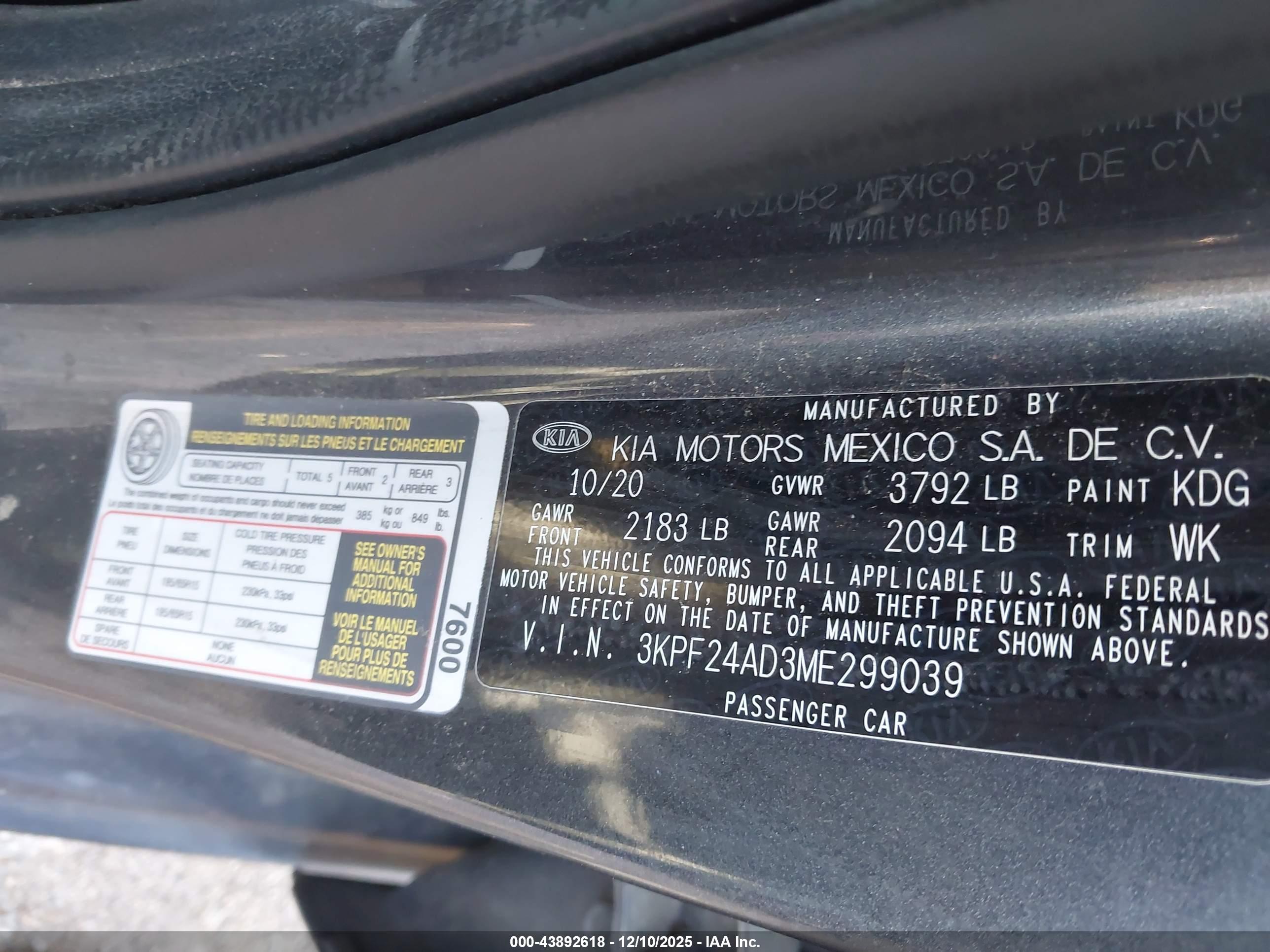 KIA FORTE image 9