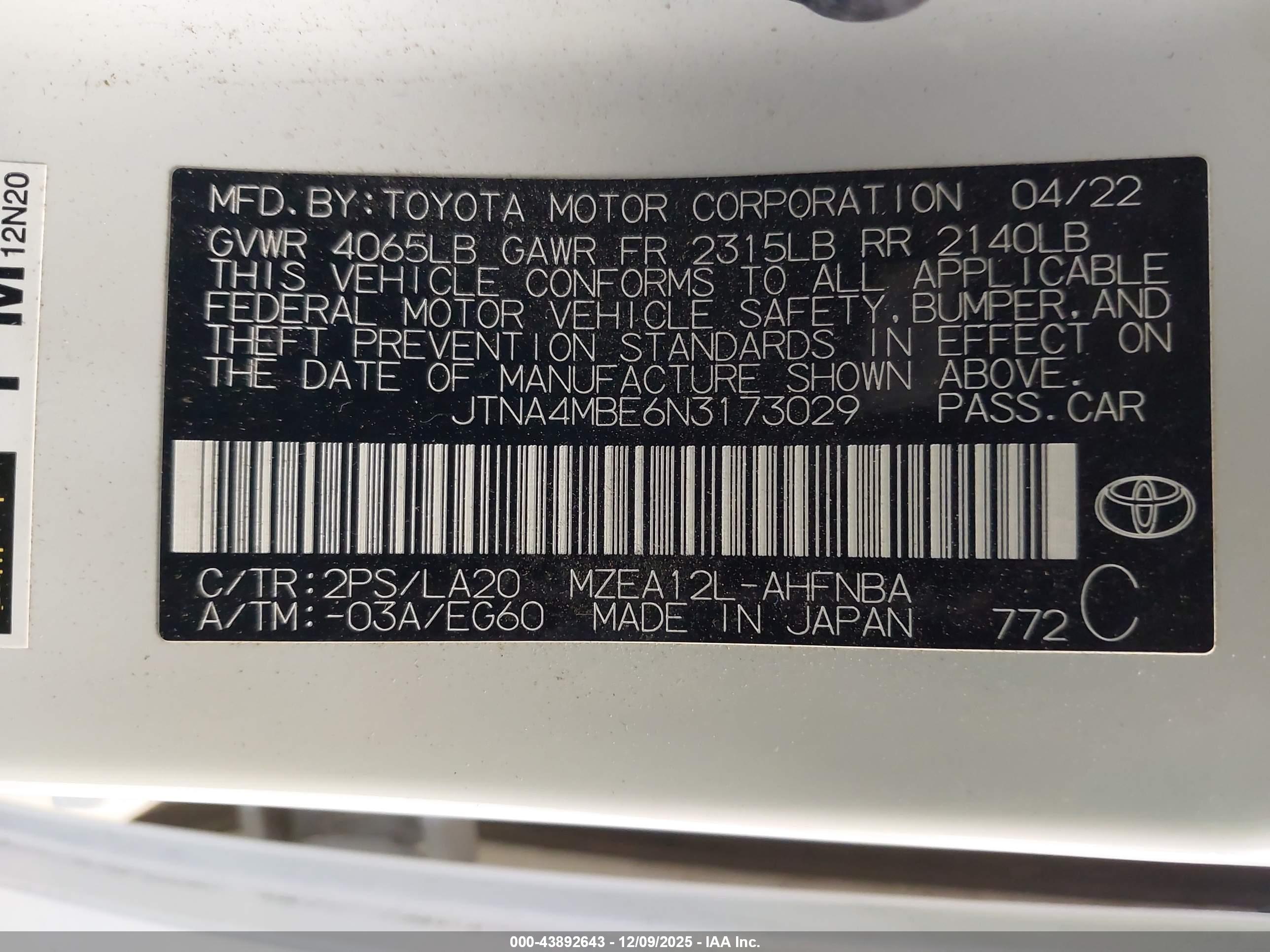 TOYOTA COROLLA image 9