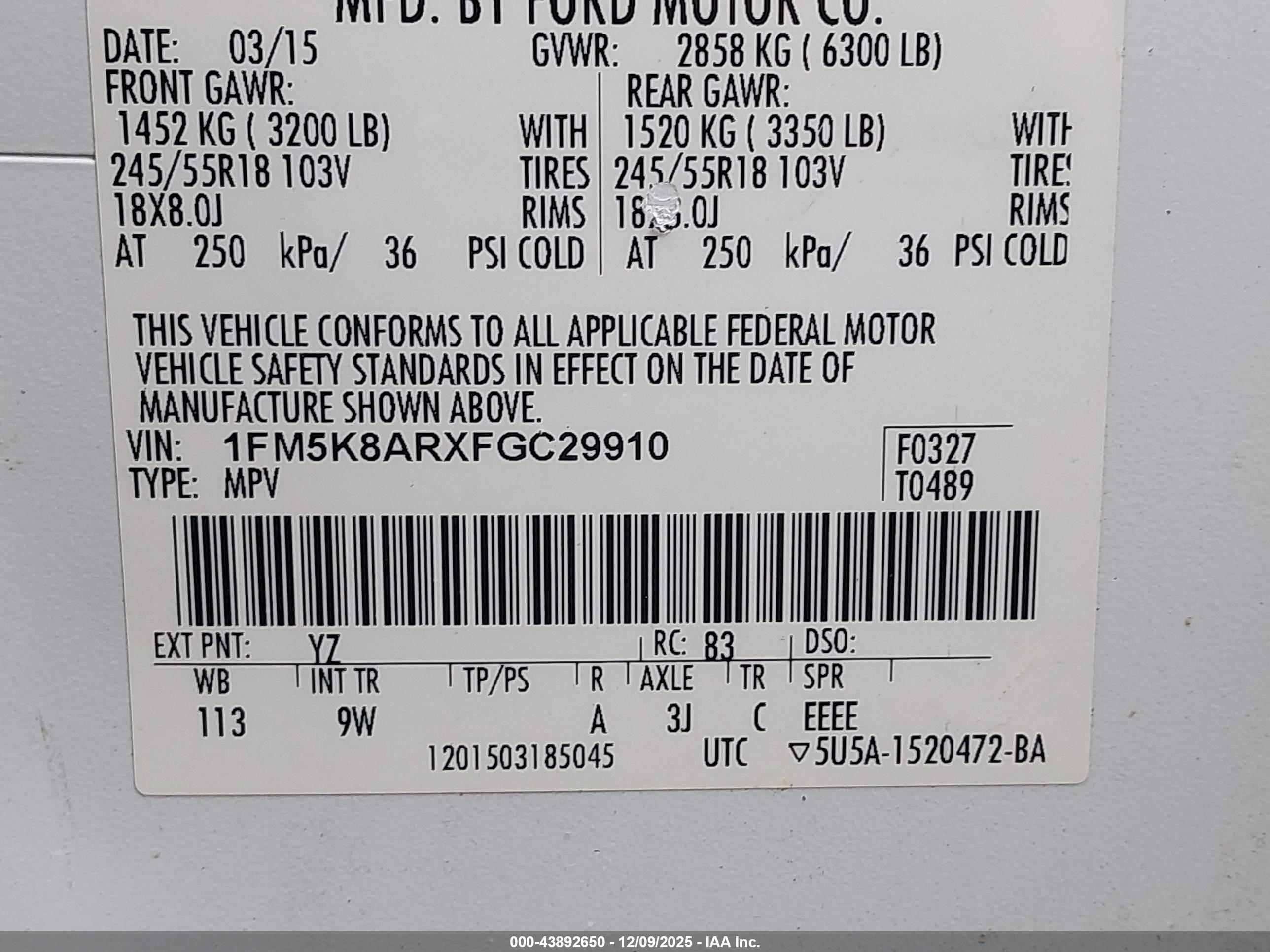 FORD UTILITY image 9