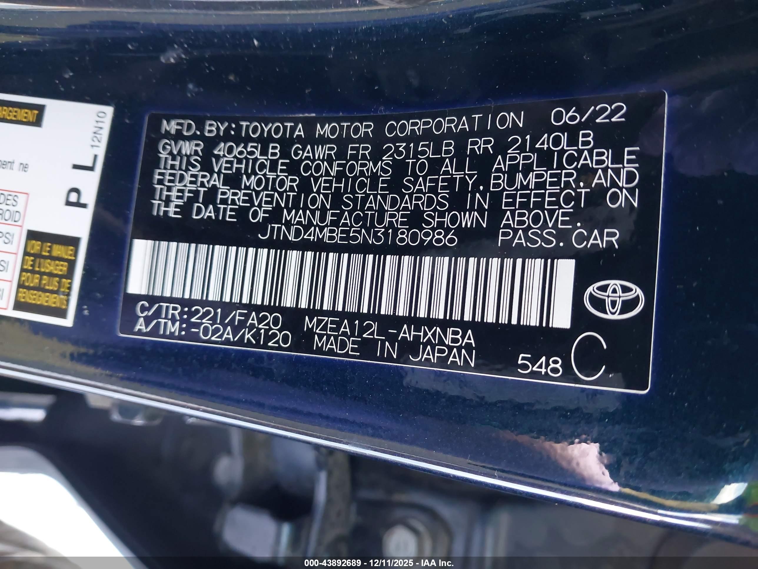 TOYOTA COROLLA image 9