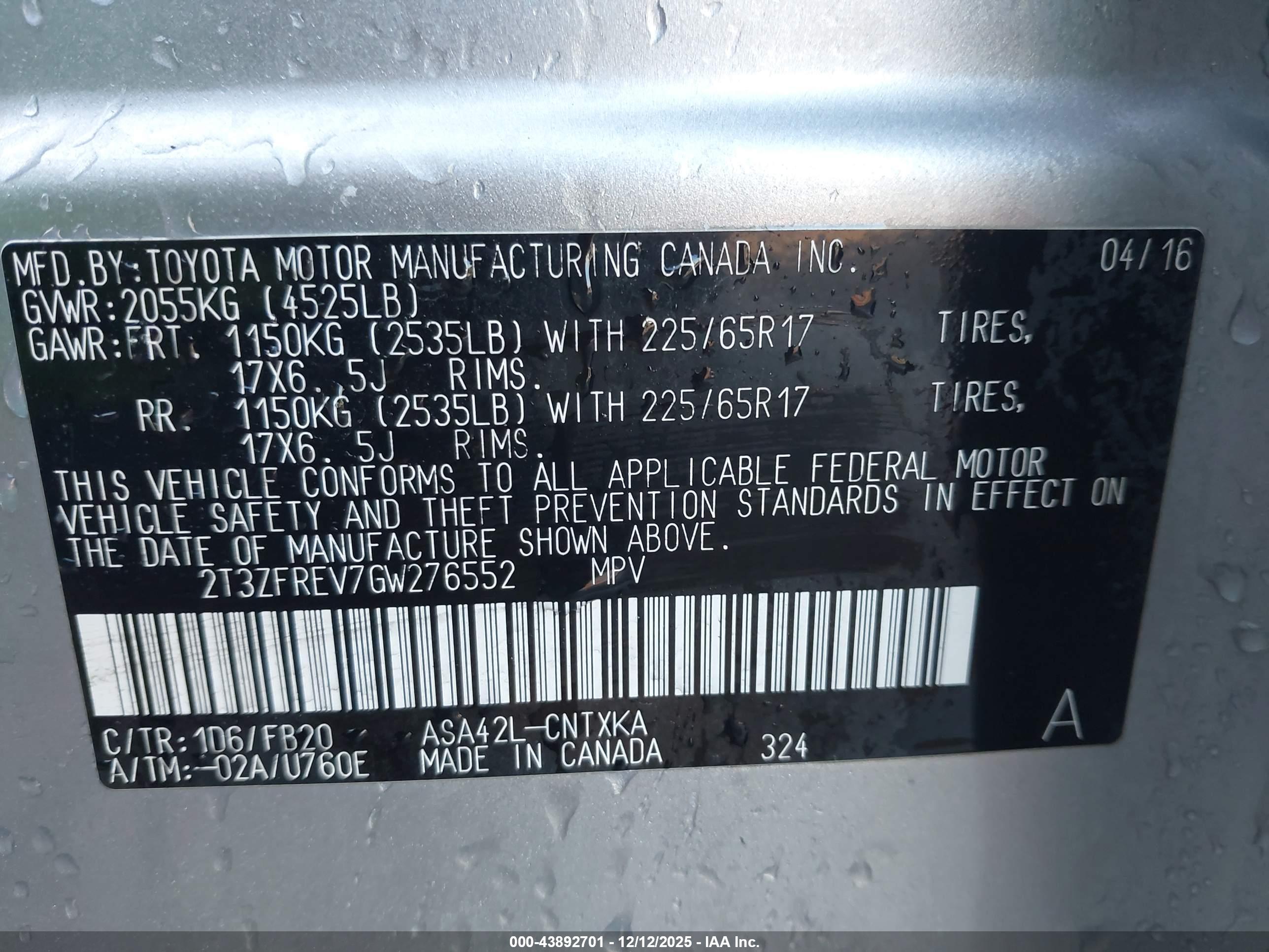 TOYOTA RAV4 image 9
