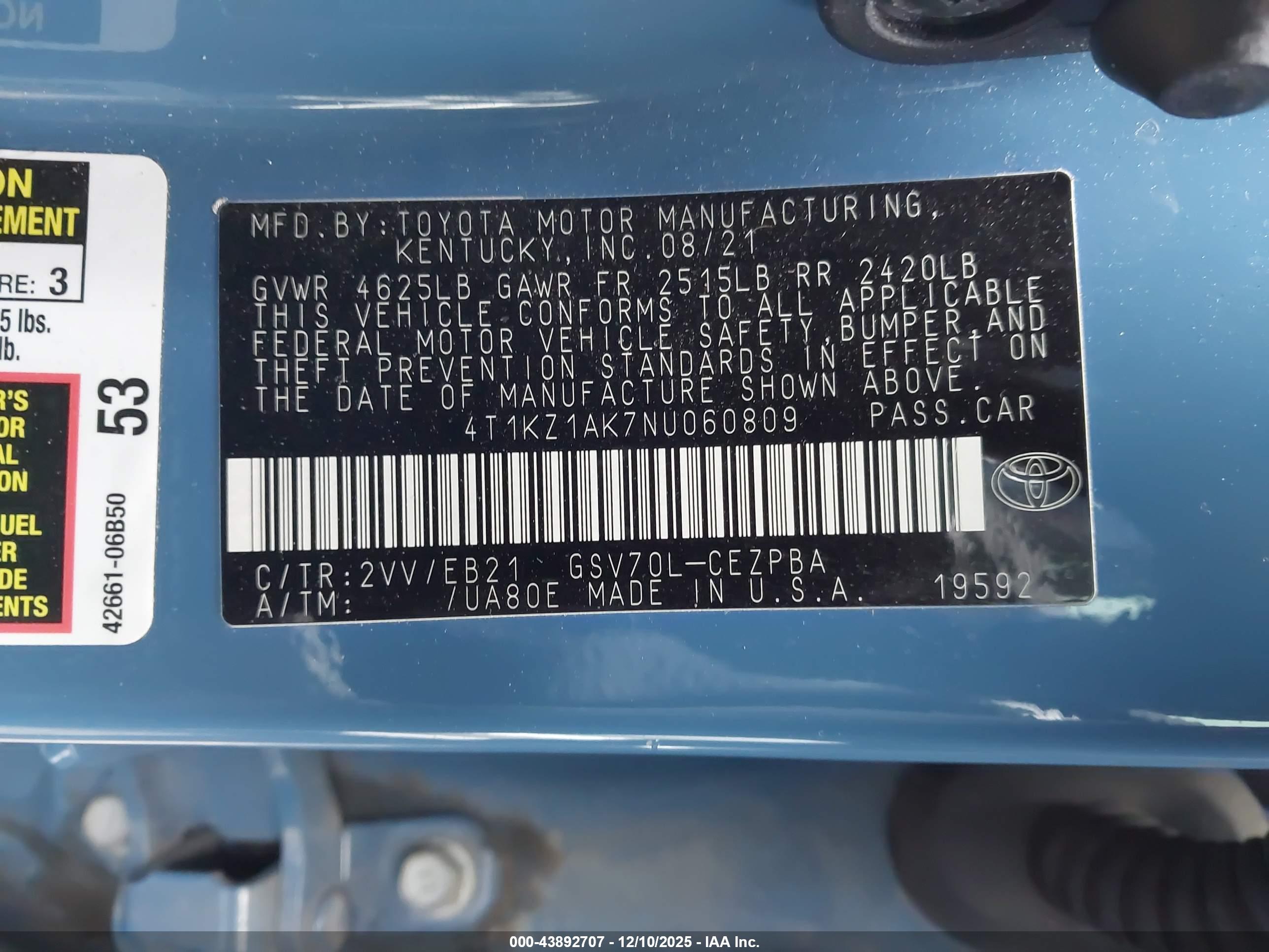 TOYOTA CAMRY image 9
