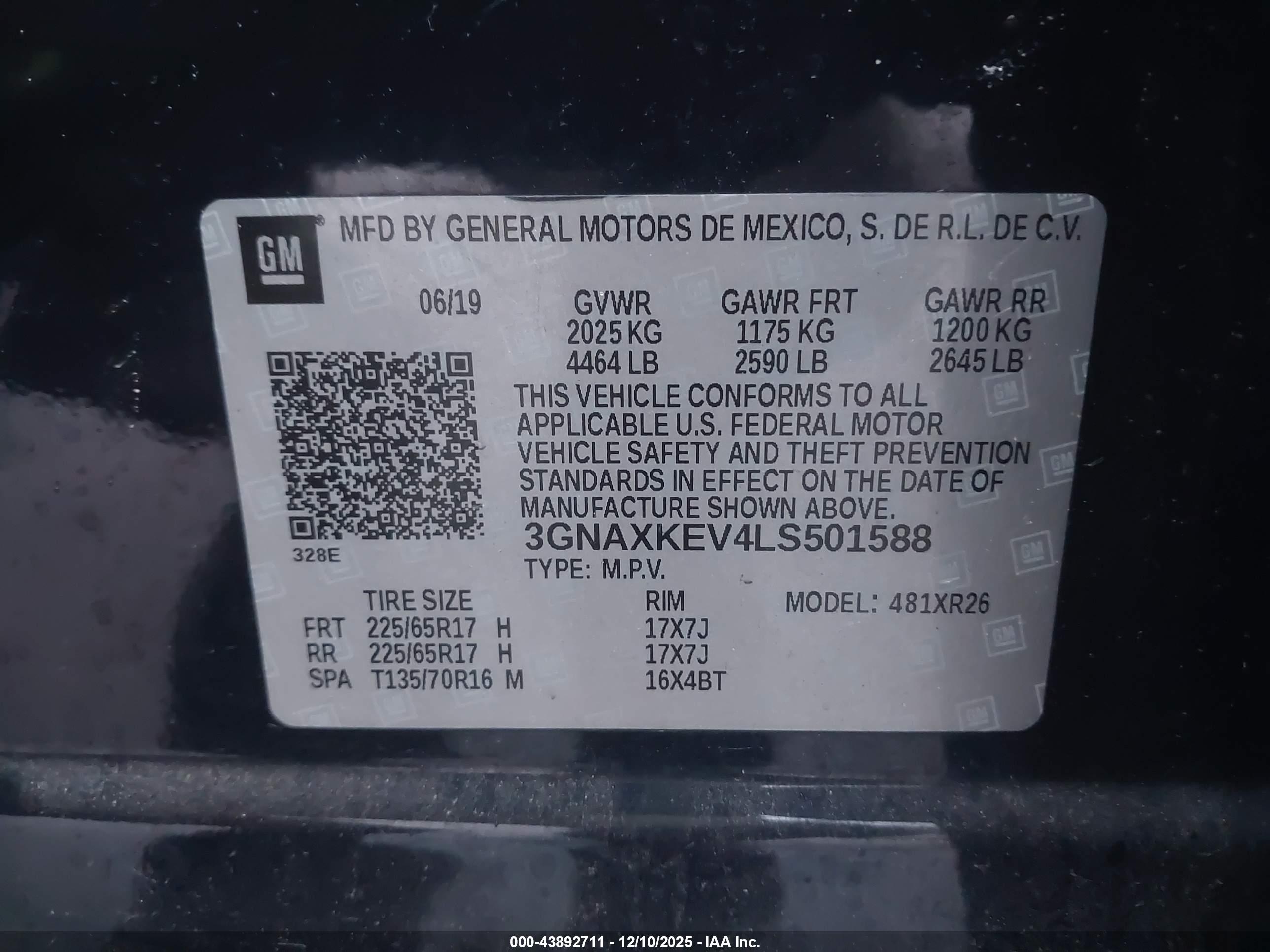 CHEVROLET EQUINOX image 9