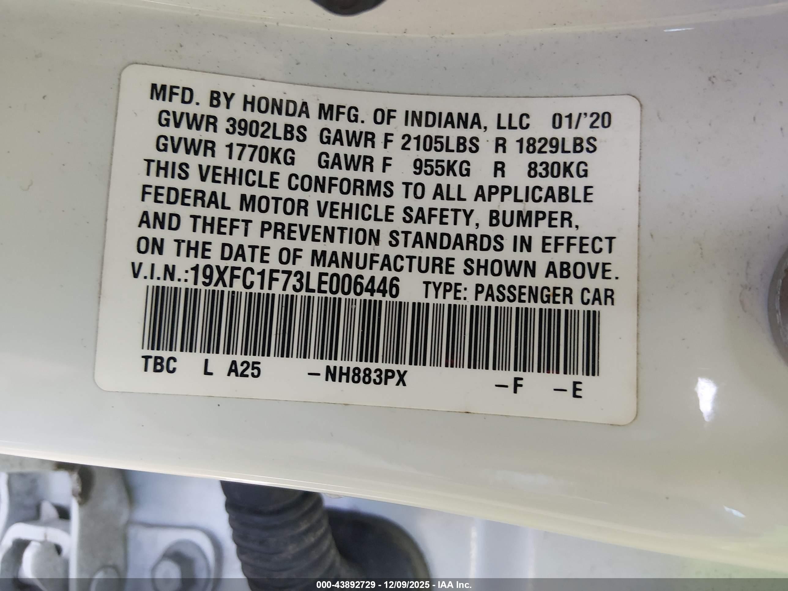 HONDA CIVIC image 9