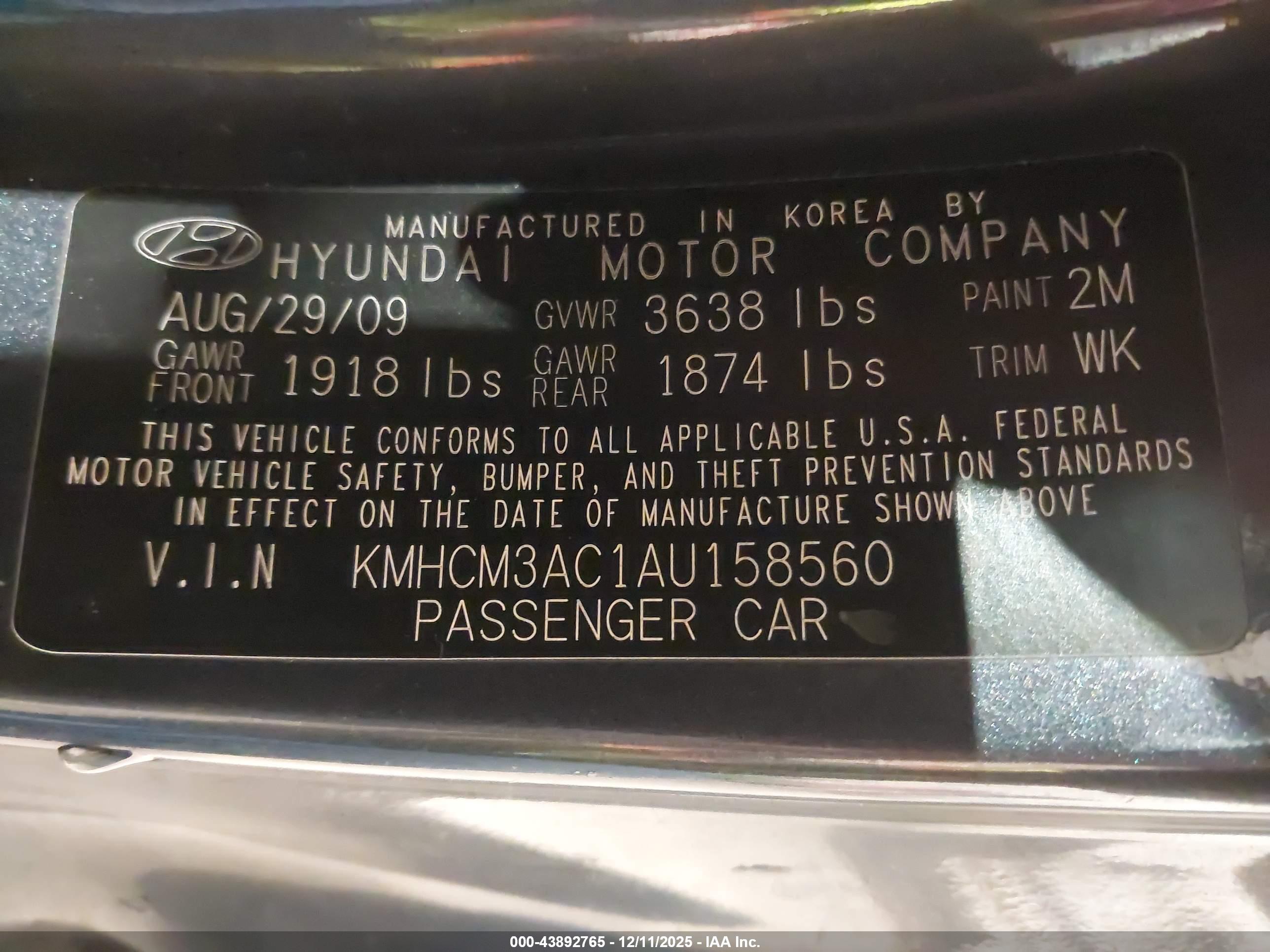 HYUNDAI ACCENT image 9
