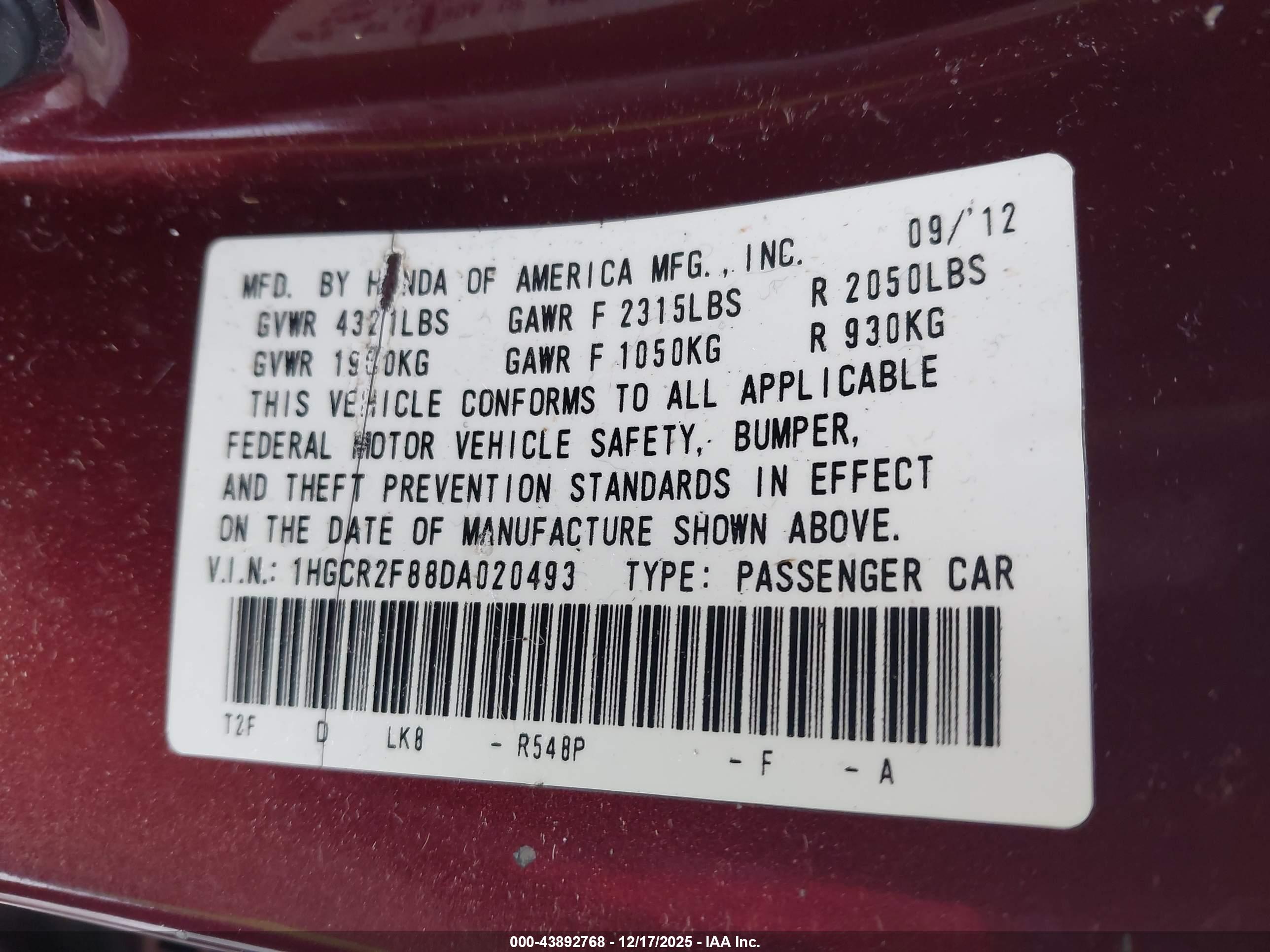 HONDA ACCORD image 9