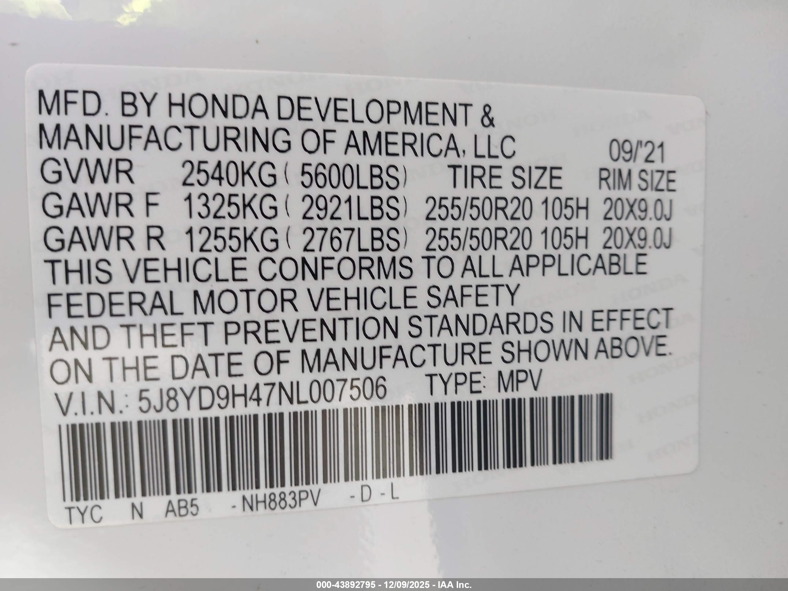 ACURA MDX image 9