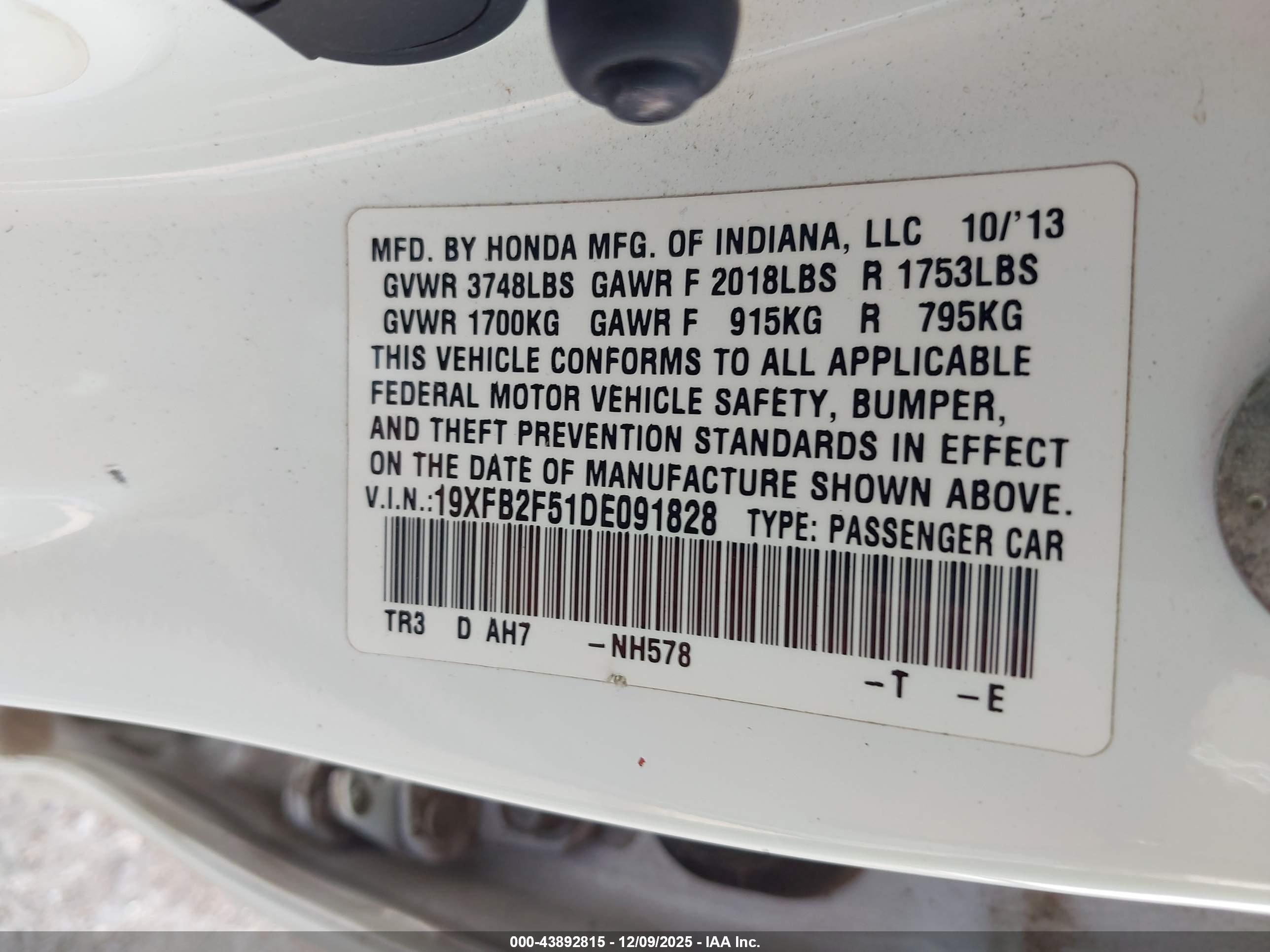 HONDA CIVIC image 9