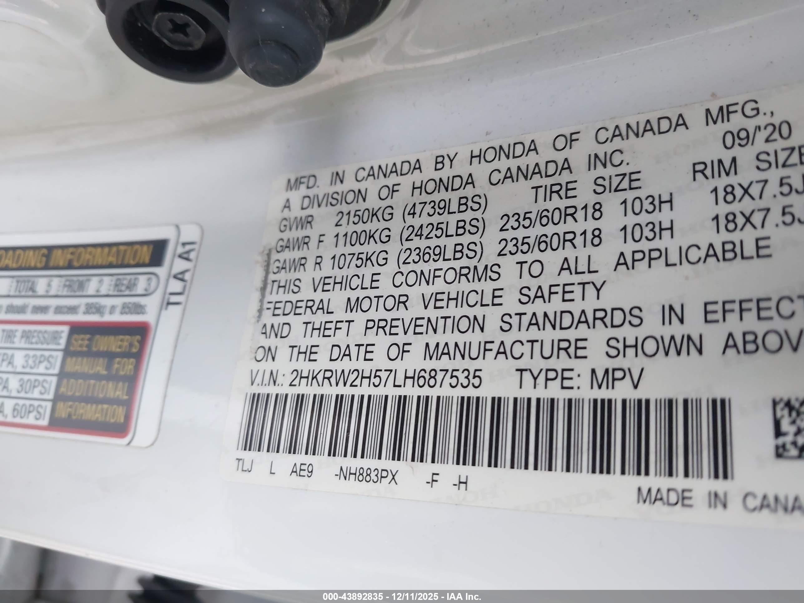 HONDA CR-V image 9