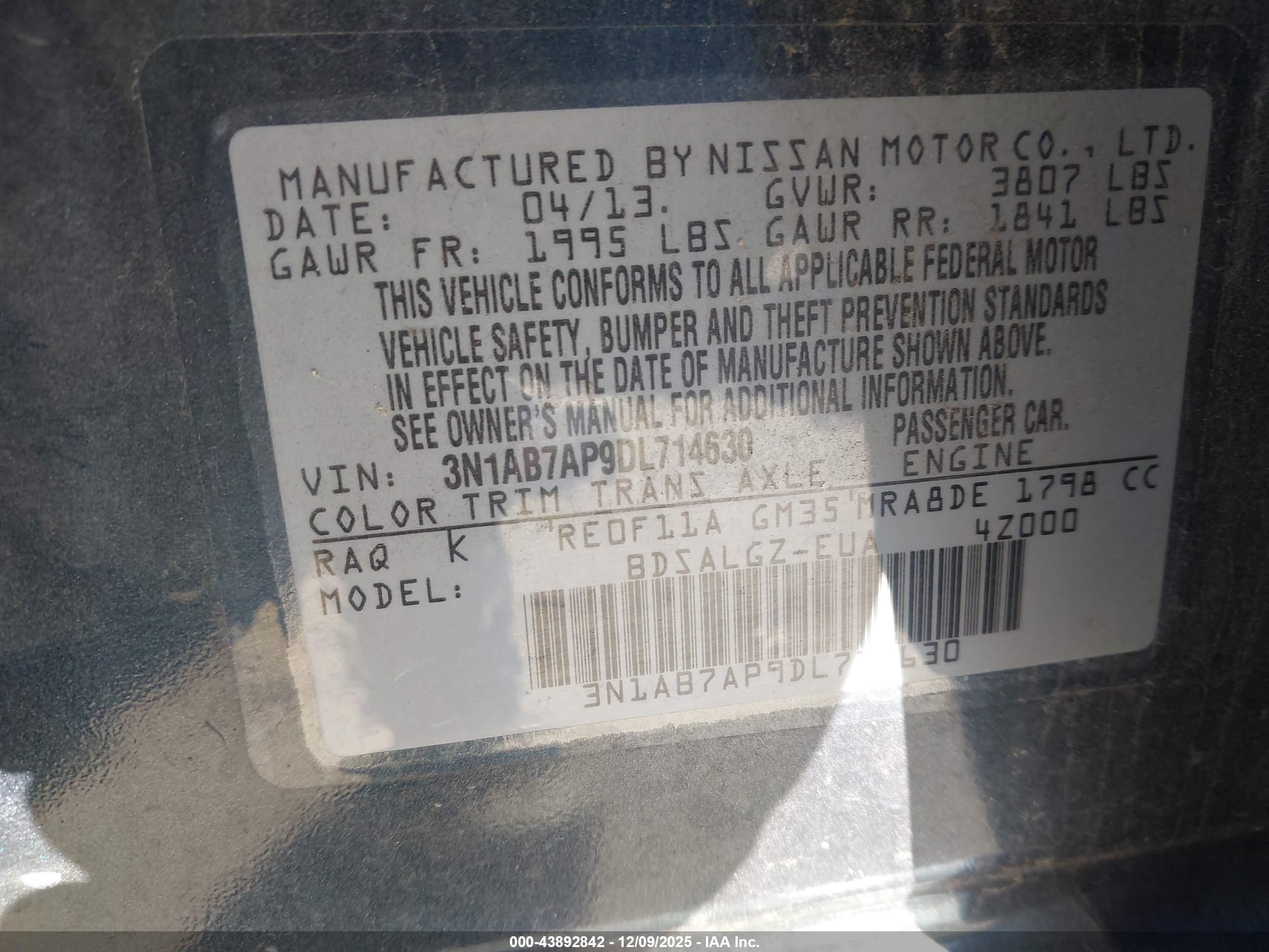 NISSAN SENTRA image 9